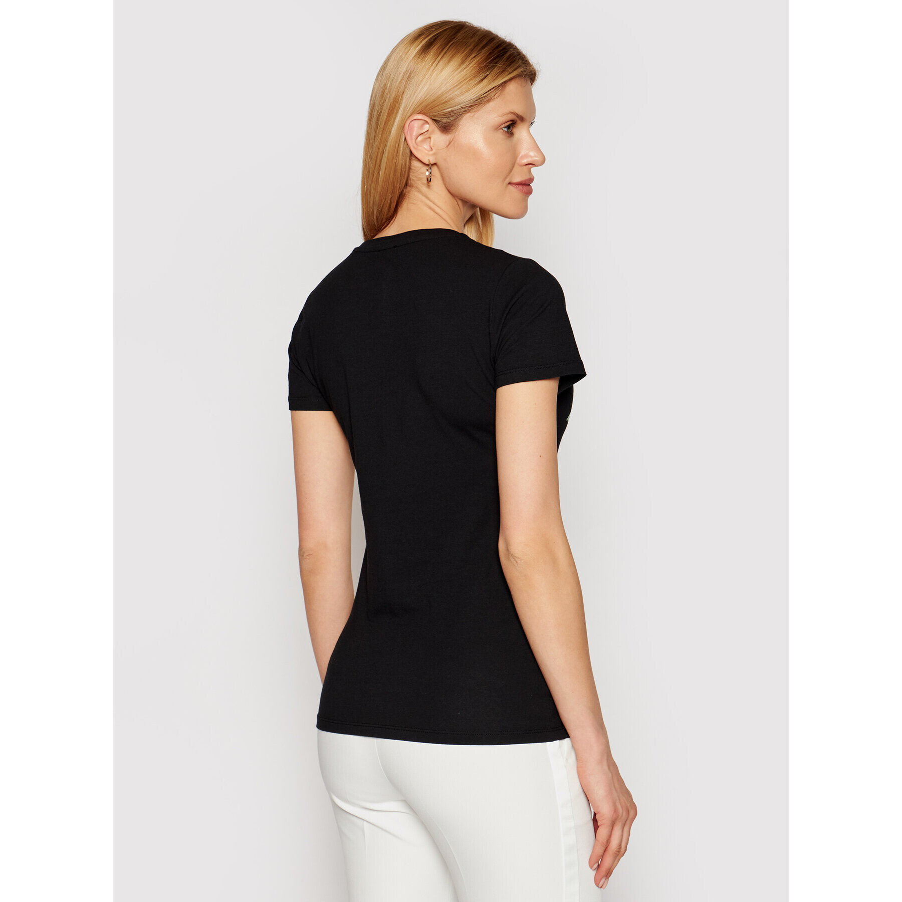 Liu Jo Tricou WA1569 J0250 Negru Slim Fit - Pled.ro