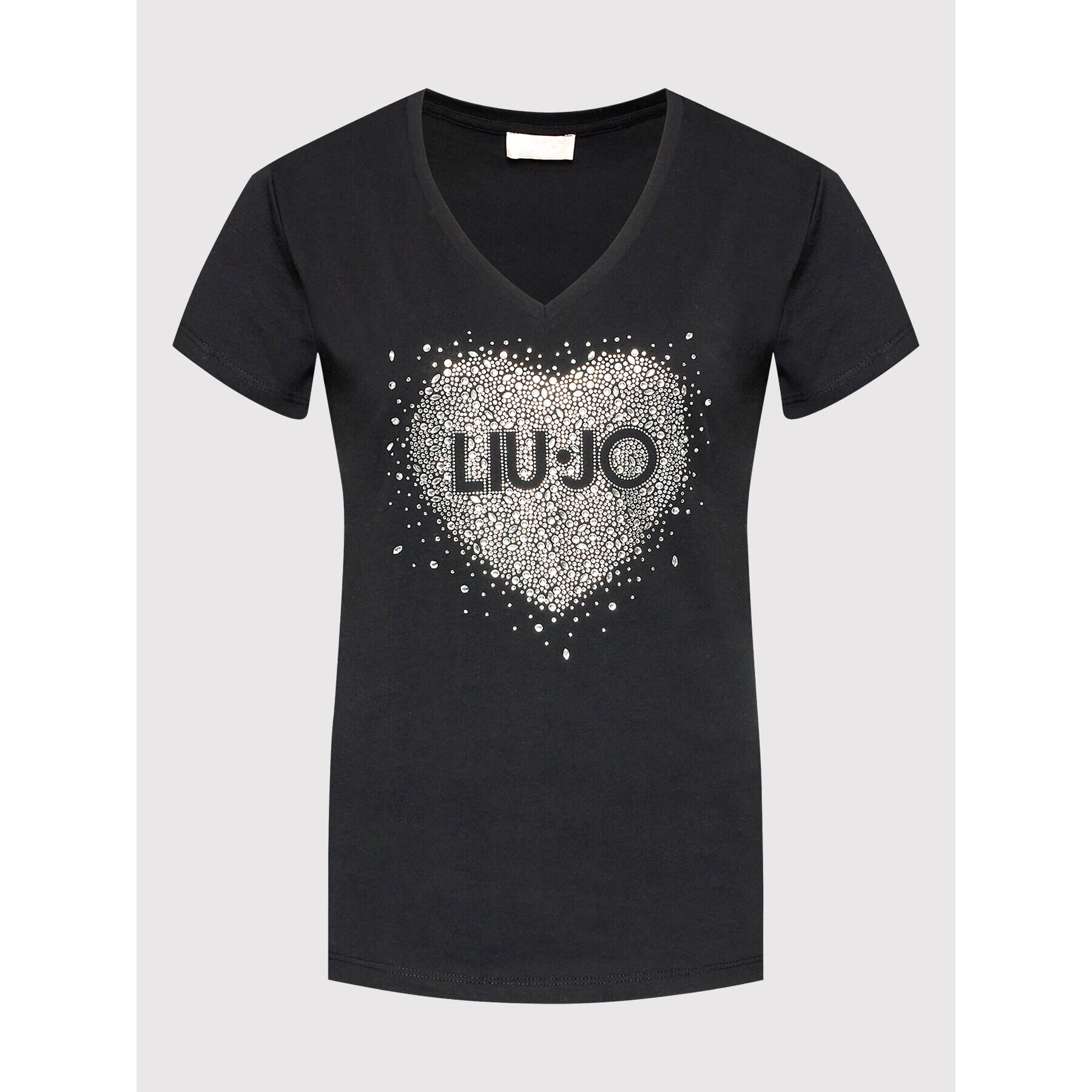 Liu Jo Tricou WF2284 J5923 Negru Regular Fit - Pled.ro