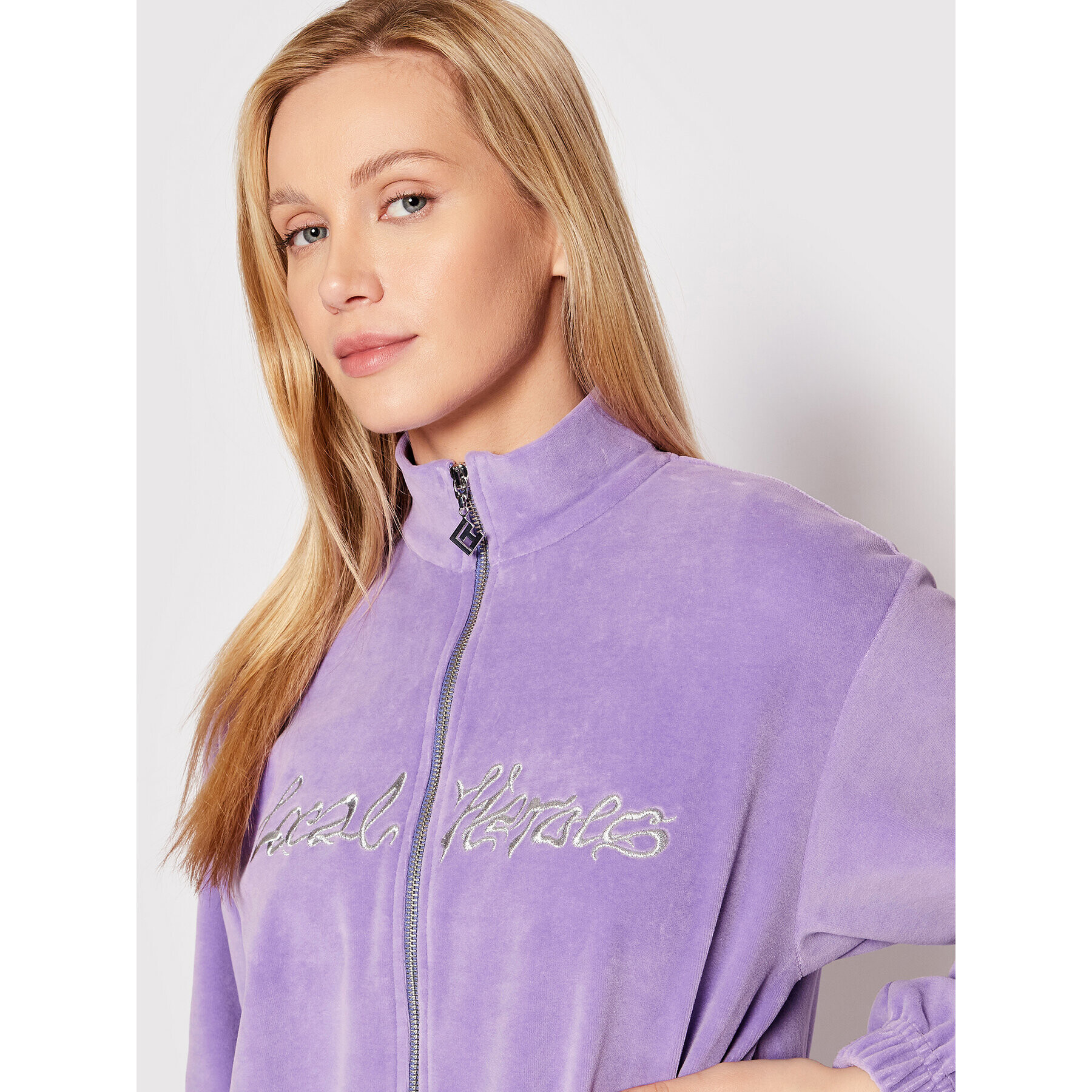 Local Heroes Bluză Cyber Princess SS22S0014 Violet Relaxed Fit - Pled.ro