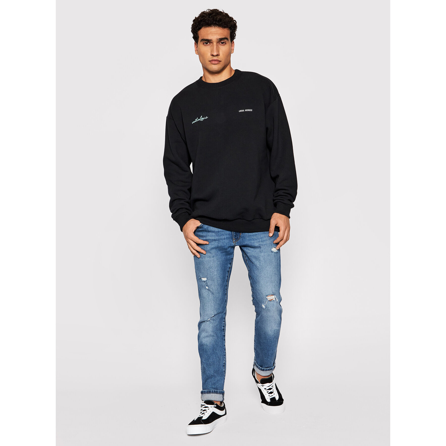 Local Heroes Bluză Emotional Mind AW21S0102 Negru Regular Fit - Pled.ro