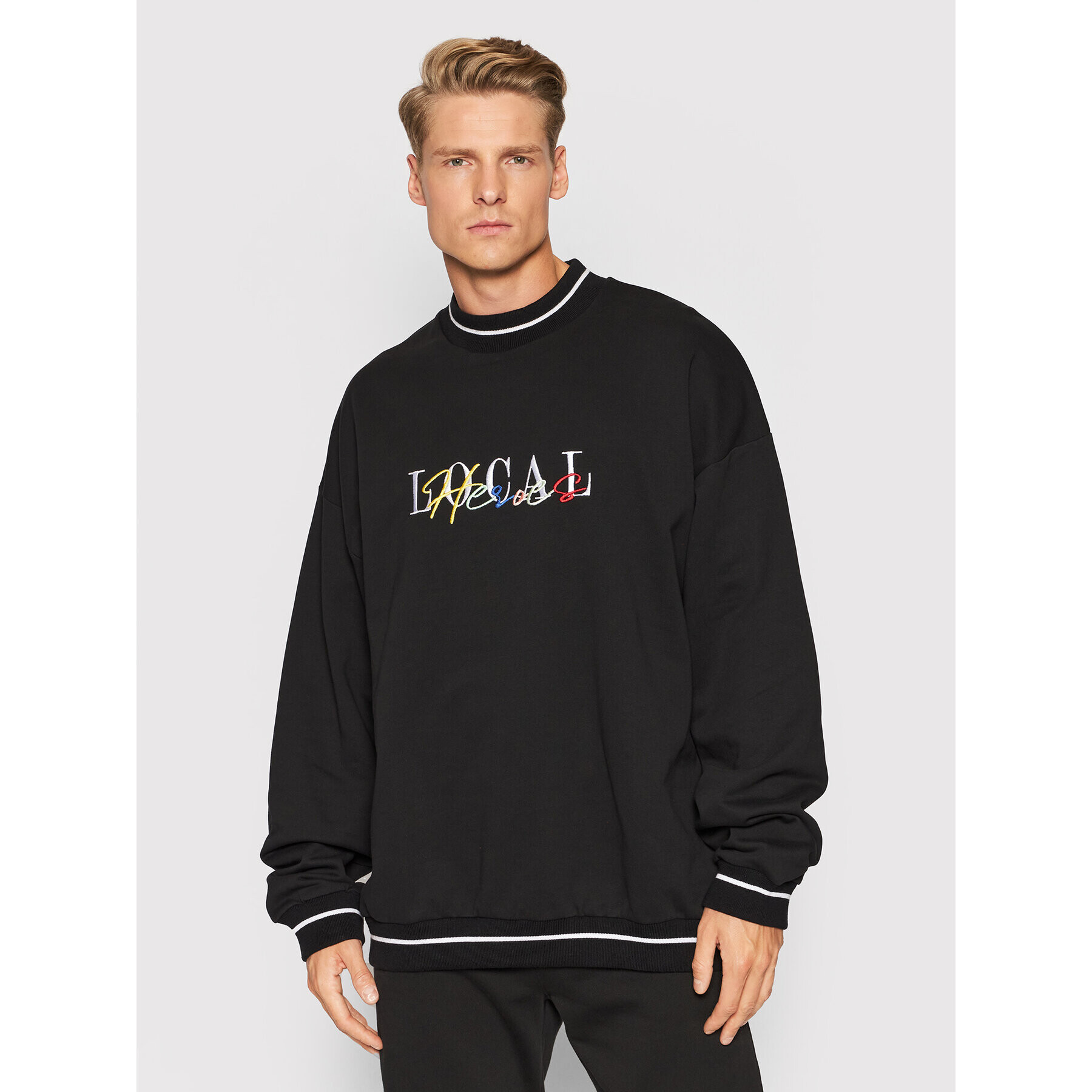 Local Heroes Bluză Finesse AW21S0103 Negru Regular Fit - Pled.ro