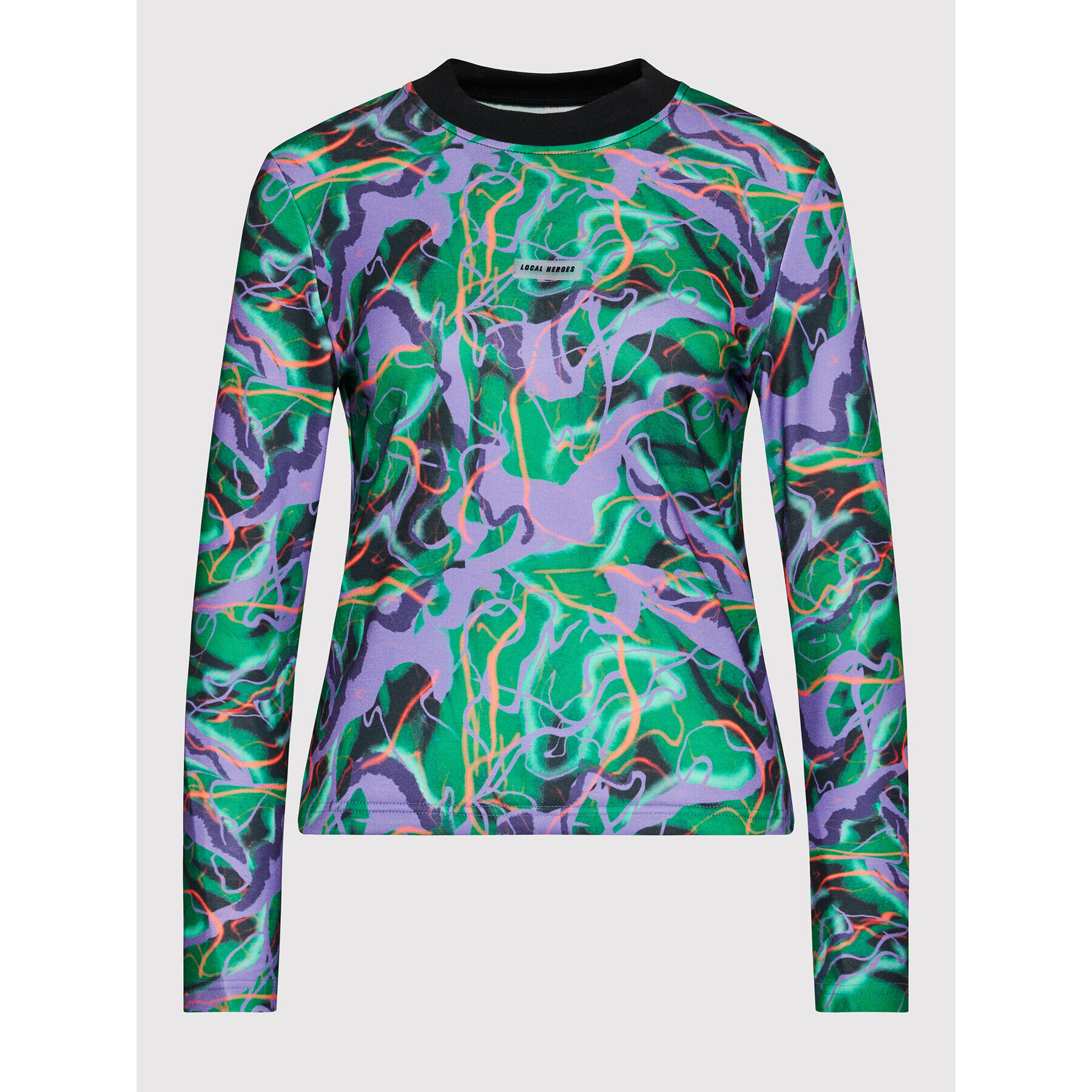 Local Heroes Bluză Jungle SS22T0005 Colorat Regular Fit - Pled.ro