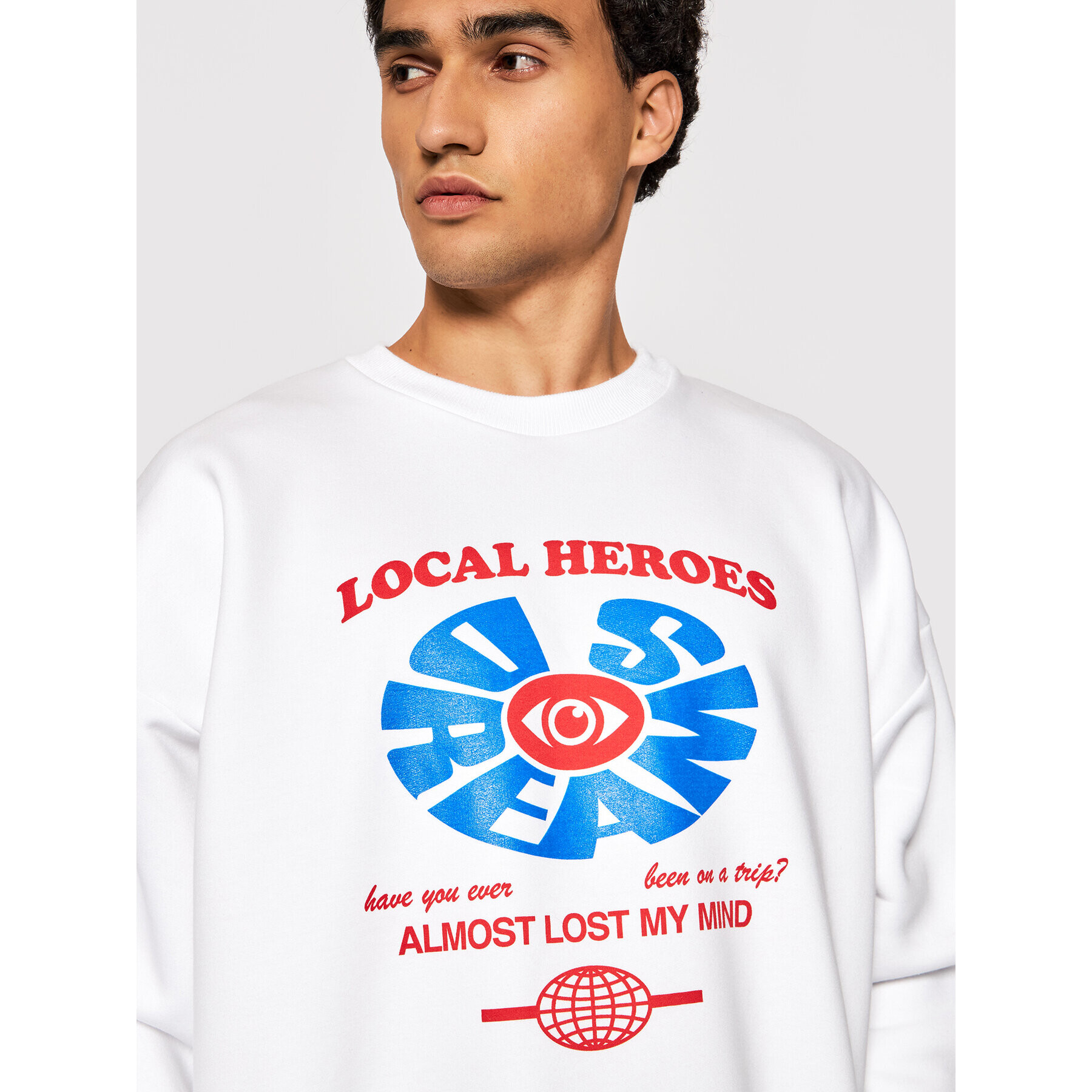 Local Heroes Bluză Lost My Mind AW21S0105 Alb Regular Fit - Pled.ro