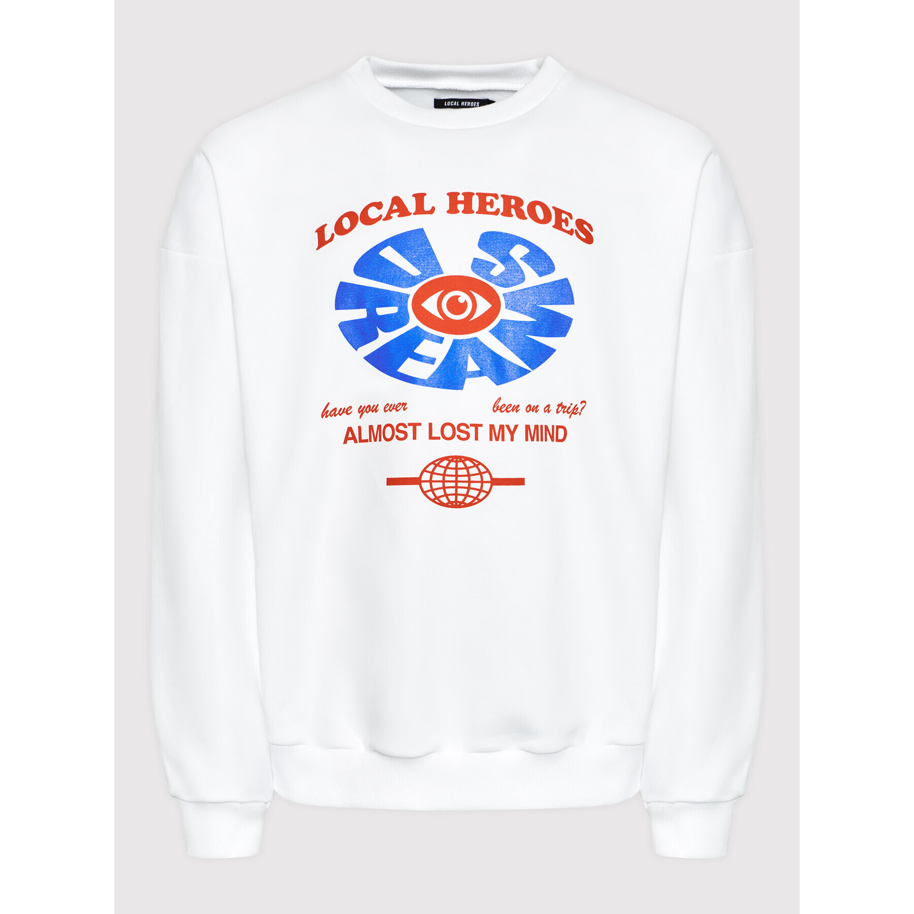 Local Heroes Bluză Lost My Mind AW21S0105 Alb Regular Fit - Pled.ro