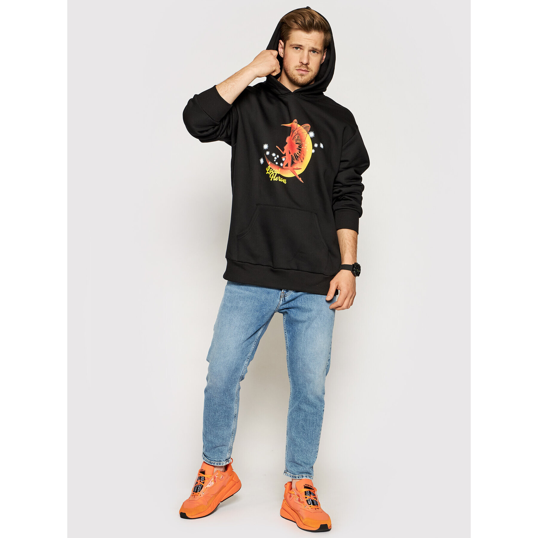 Local Heroes Bluză Magic Hell AW21S0072 Negru Regular Fit - Pled.ro