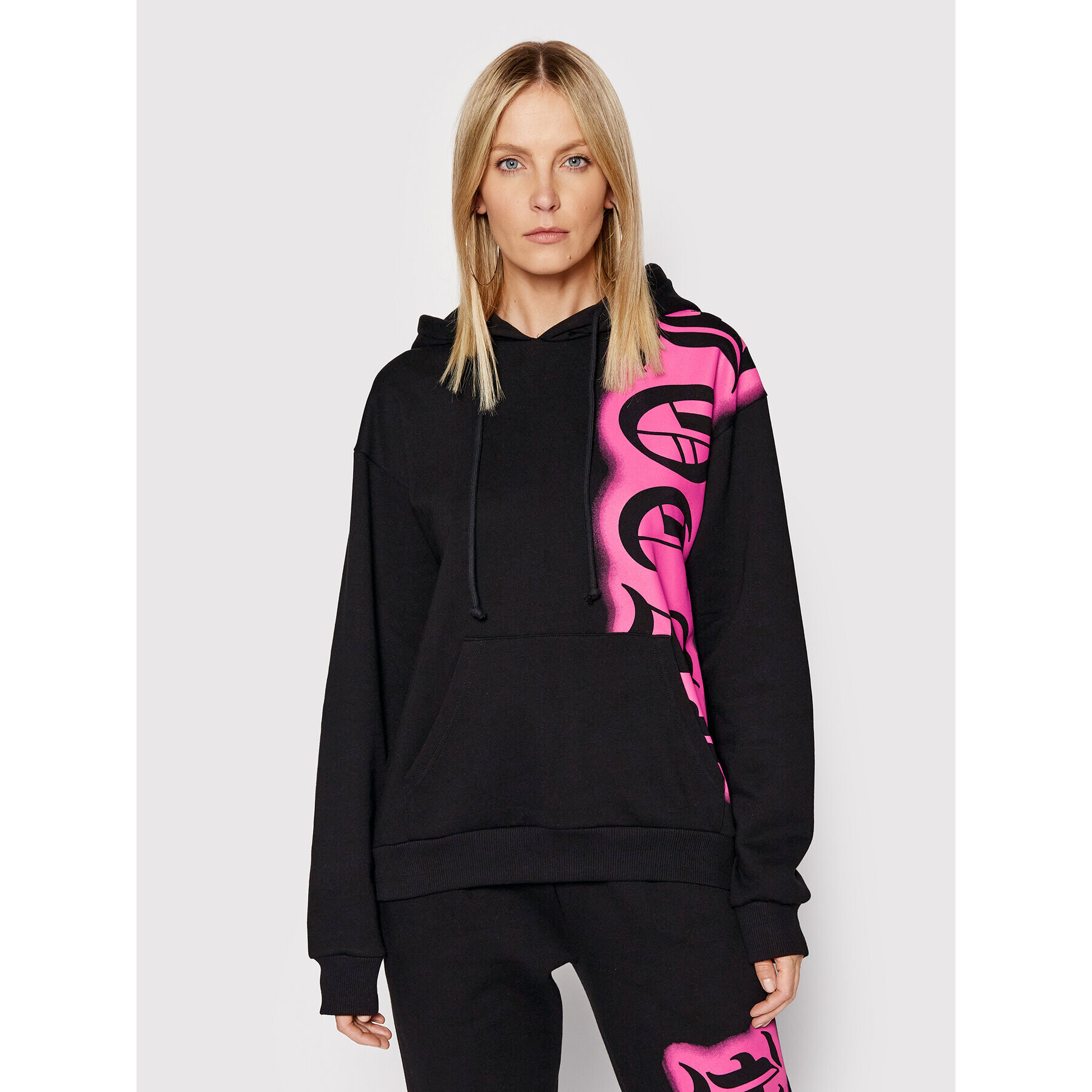 Local Heroes Bluză Royal Spray SS22S0036 Negru Oversize - Pled.ro