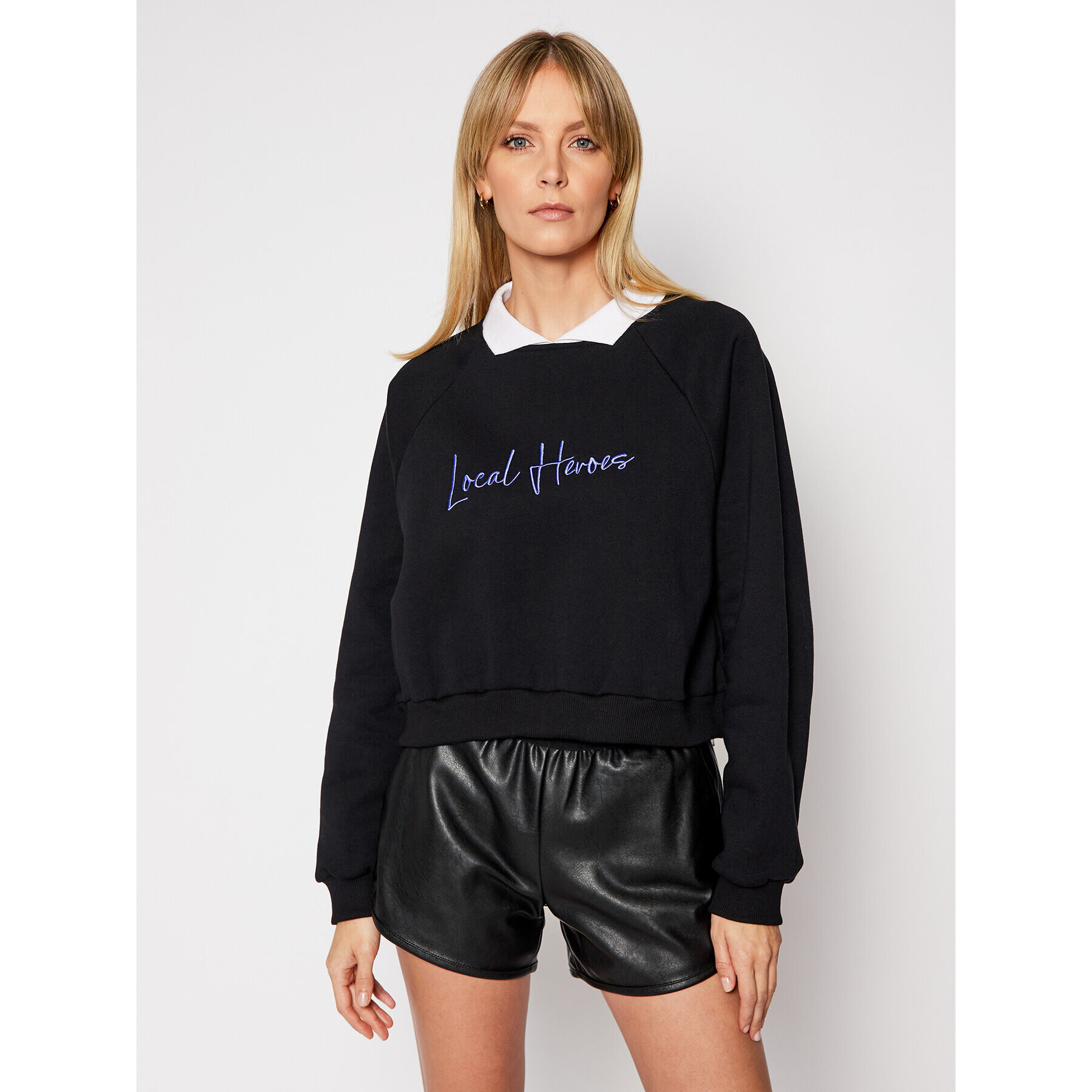 Local Heroes Bluză SS21S0018 Negru Oversize - Pled.ro