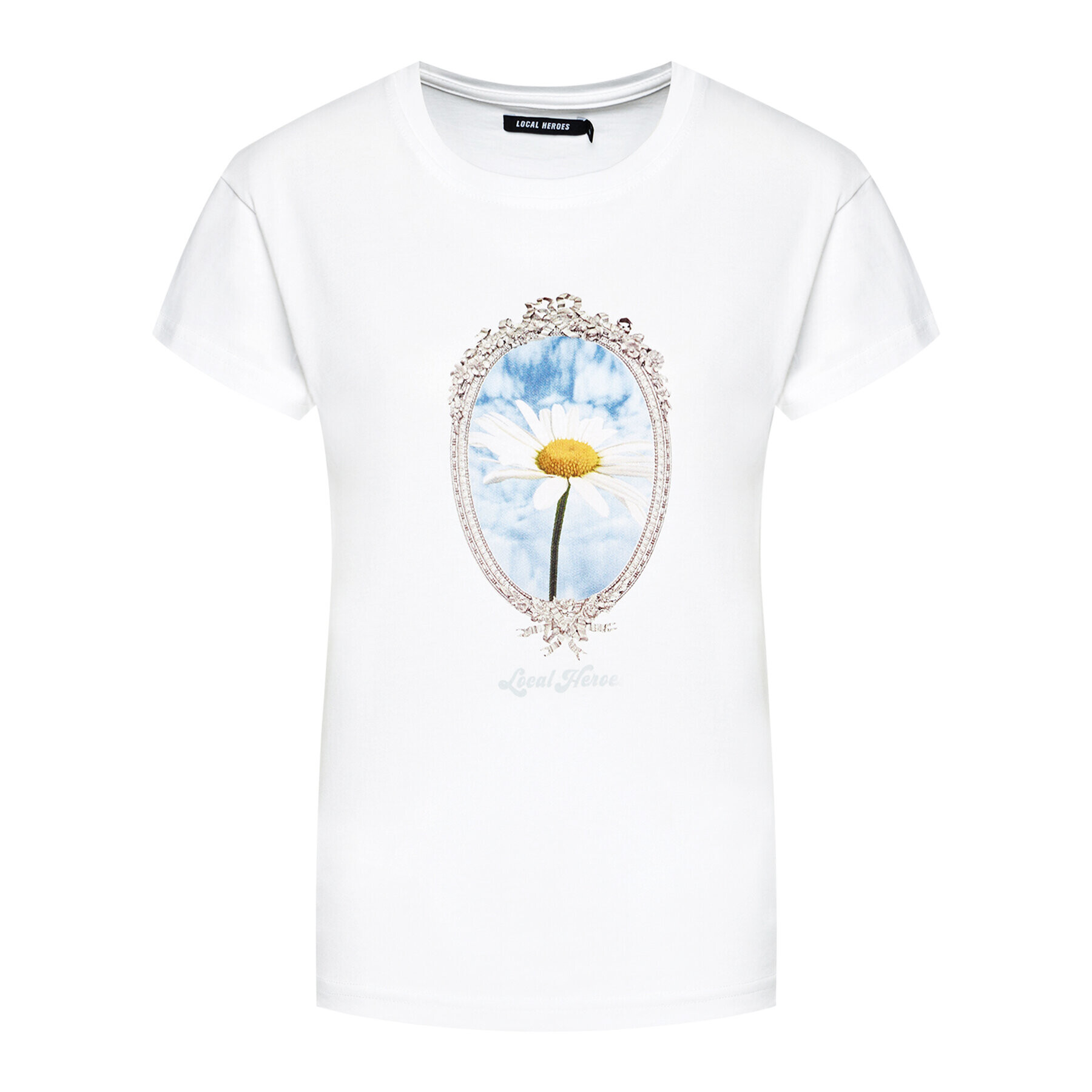 Local Heroes Tricou Daisy SS21T0027 Alb Regular Fit - Pled.ro