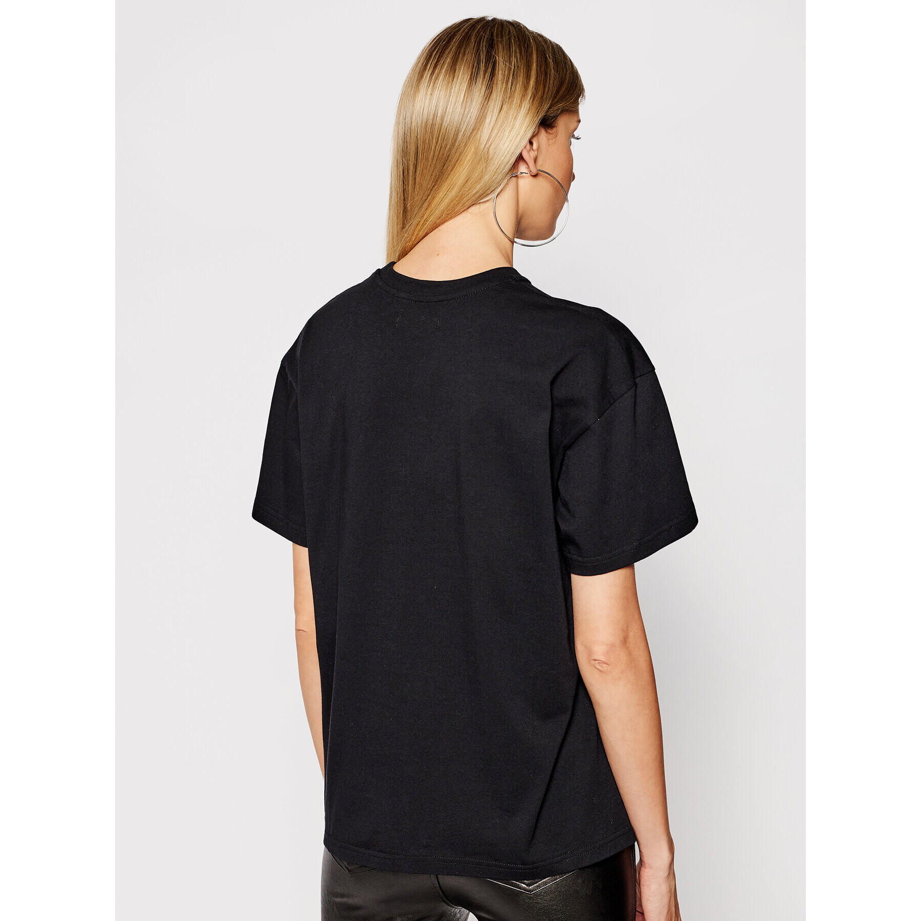 Local Heroes Tricou Looking For SS21T0006 Negru Relaxed Fit - Pled.ro