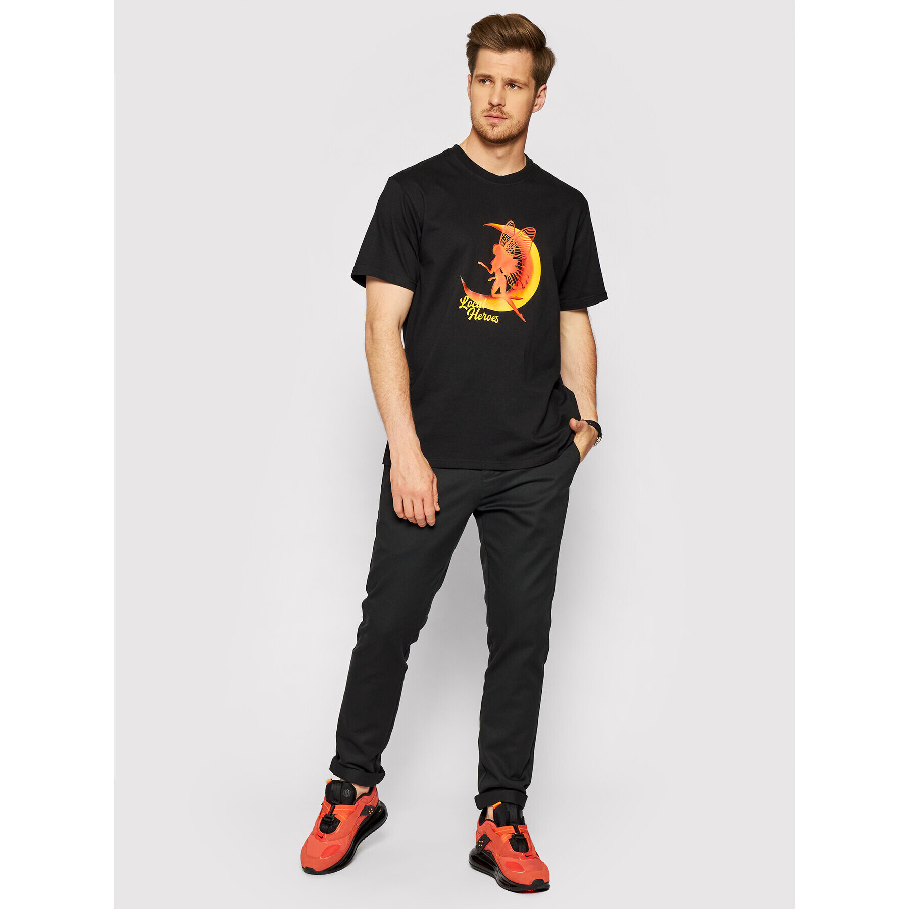 Local Heroes Tricou Magic Hell Off AW21T0089 Negru Regular Fit - Pled.ro