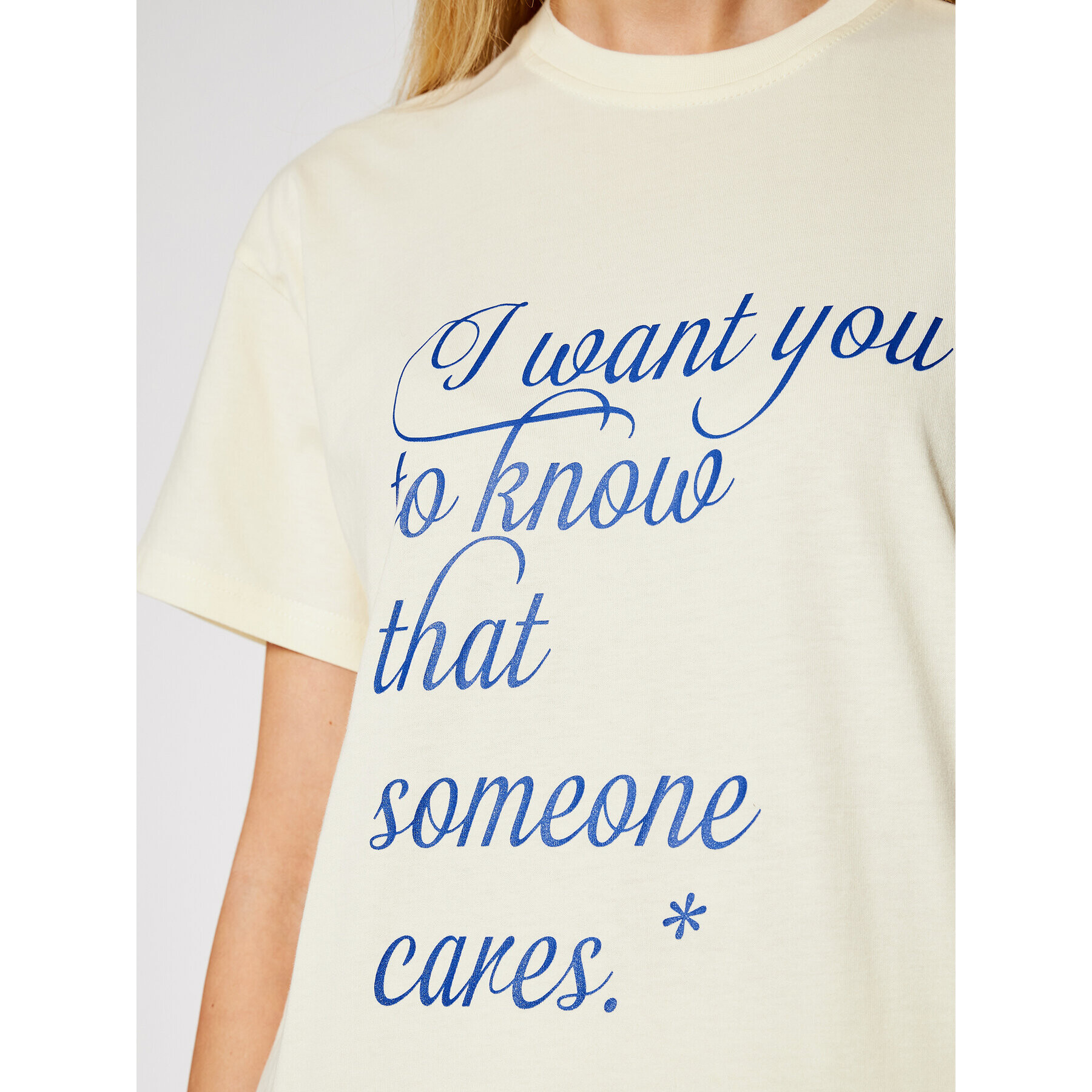 Local Heroes Tricou Someone Cares SS21T0018 Bej Regular Fit - Pled.ro