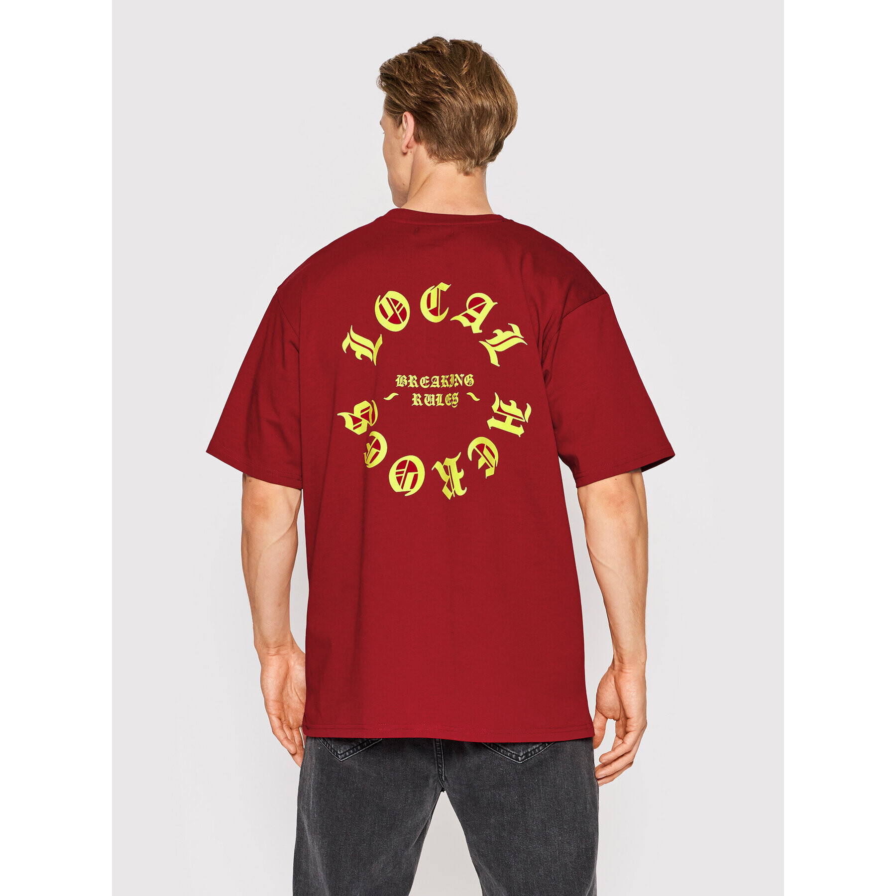 Local Heroes Tricou Supreme SS22T0053 Roșu Oversize - Pled.ro