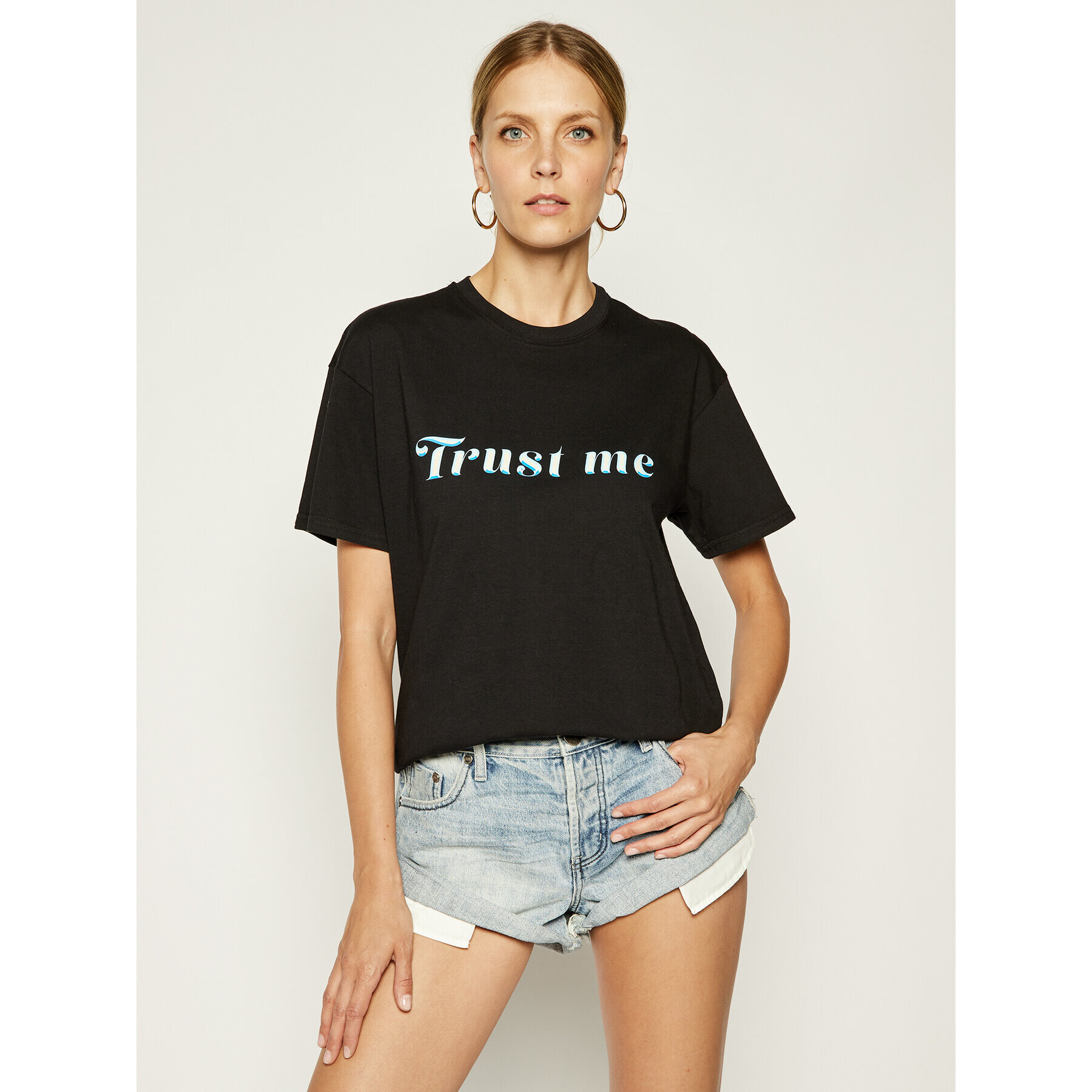 Local Heroes Tricou Unisex Trust Me AW2021T0014 Negru Regular Fit - Pled.ro