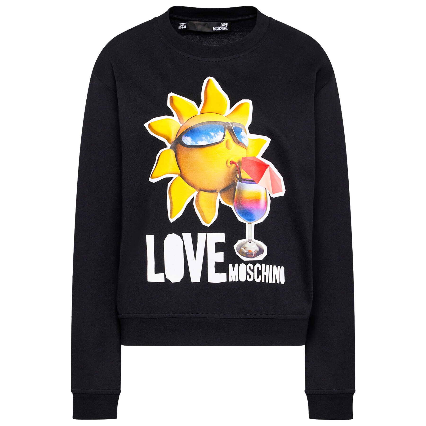 LOVE MOSCHINO Bluză W630637M 4267 Negru Regular Fit - Pled.ro