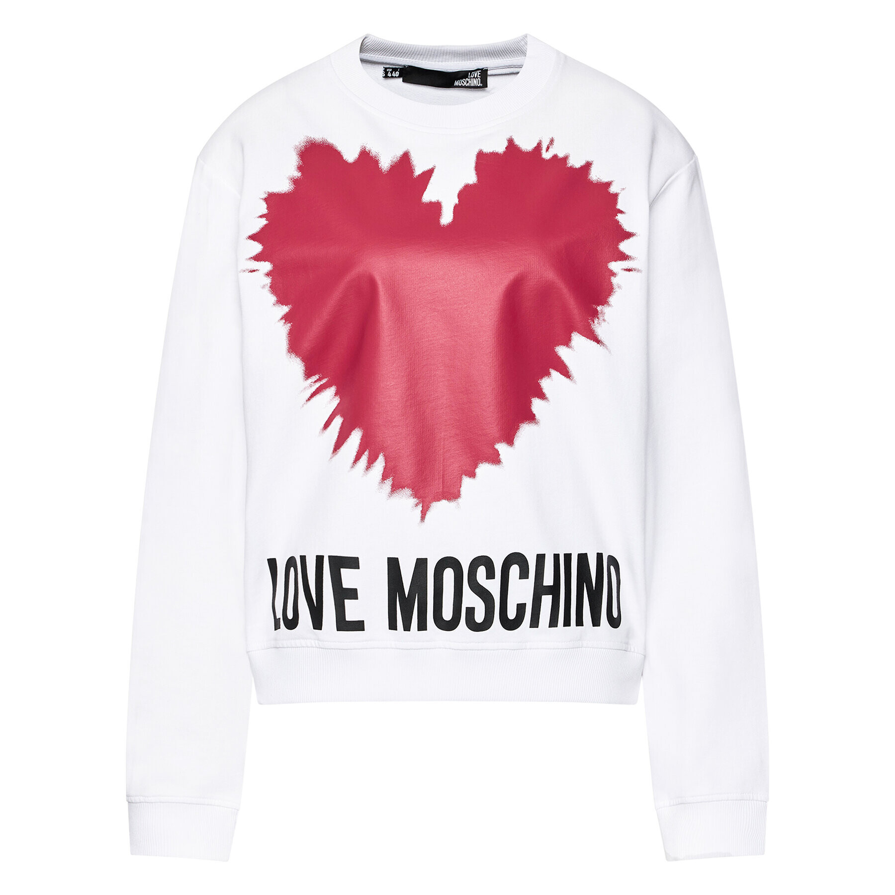 LOVE MOSCHINO Bluză W630643M 4282 Alb Regular Fit - Pled.ro