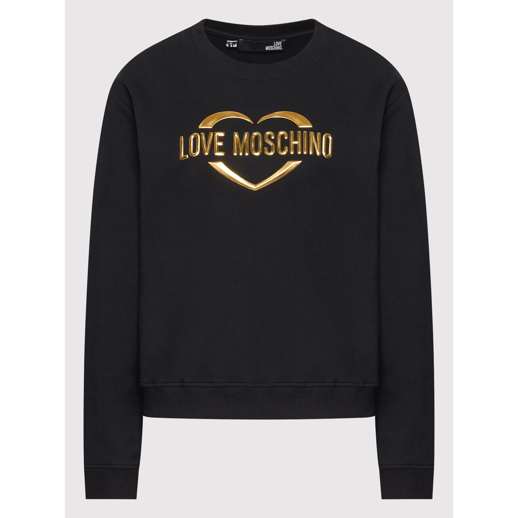 LOVE MOSCHINO Bluză W630646E 2288 Negru Regular Fit - Pled.ro