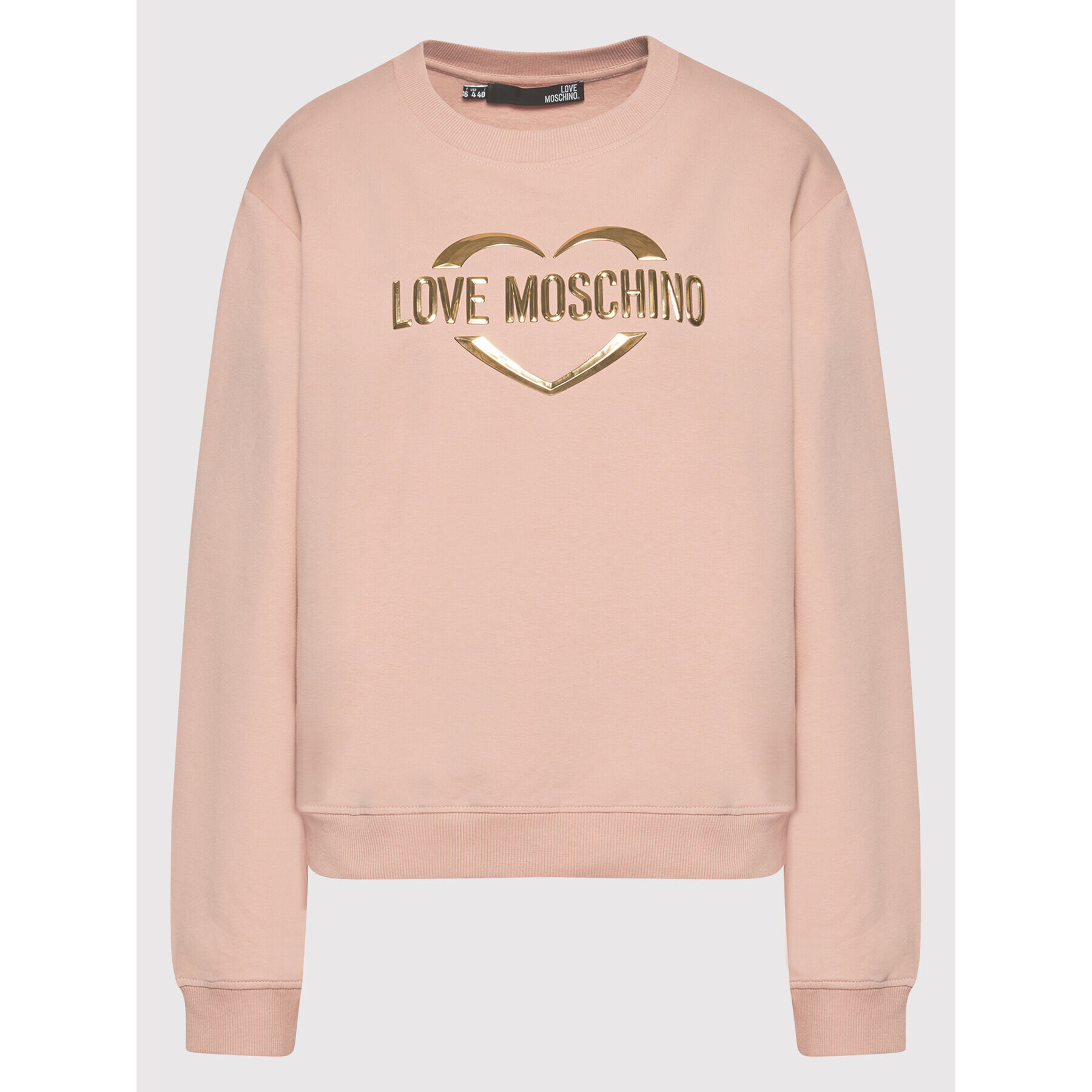 LOVE MOSCHINO Bluză W630646E 2288 Roz Regular Fit - Pled.ro