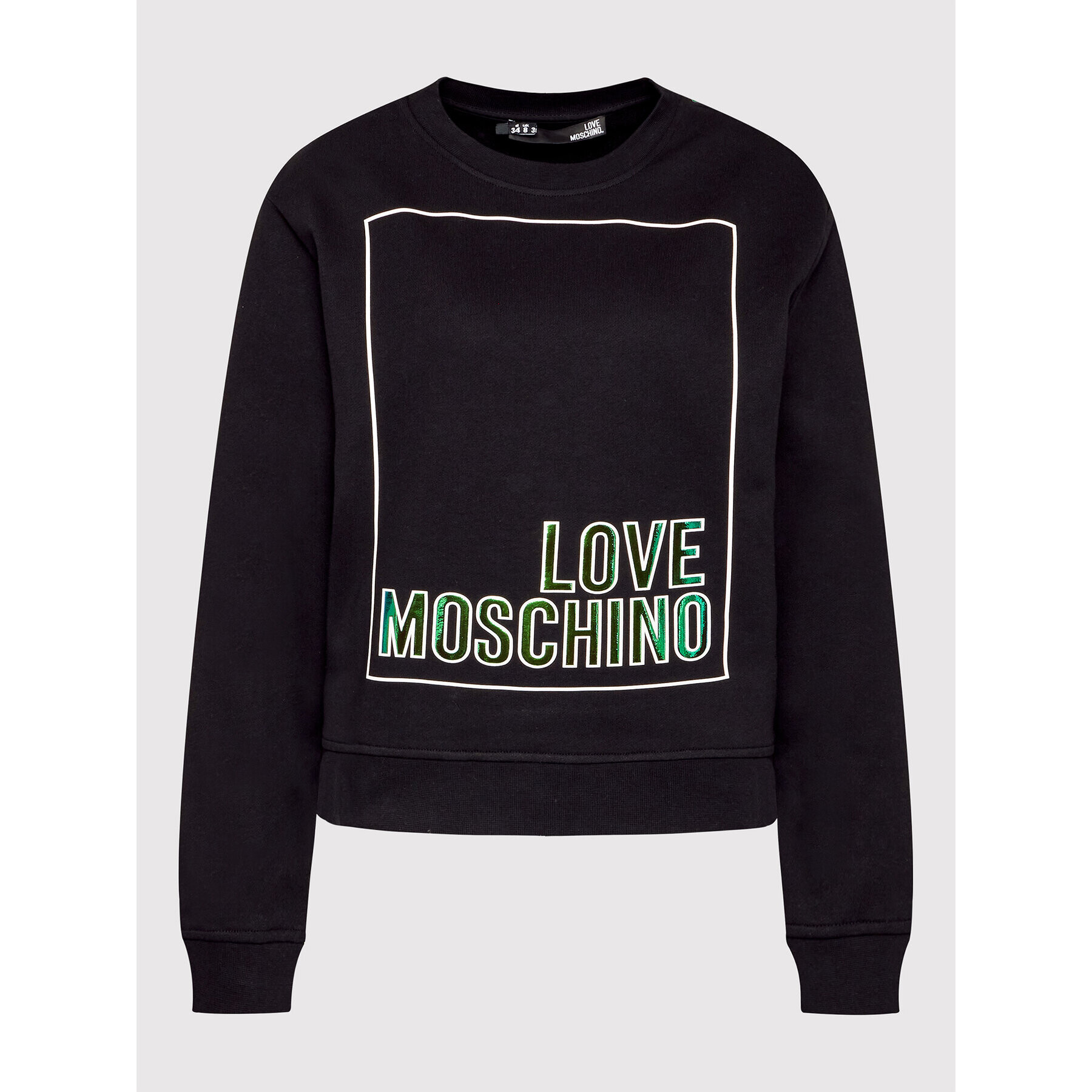 LOVE MOSCHINO Bluză W630648M 4266 Negru Regular Fit - Pled.ro