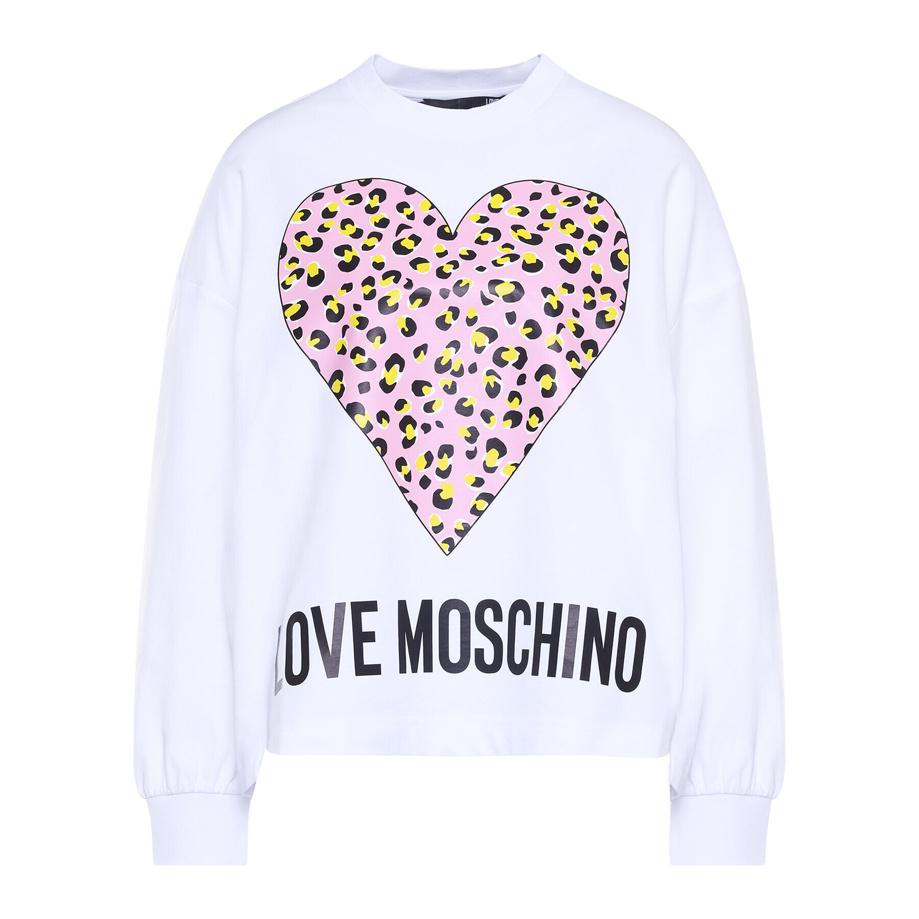 LOVE MOSCHINO Bluză W635505M 4183 Alb Regular Fit - Pled.ro