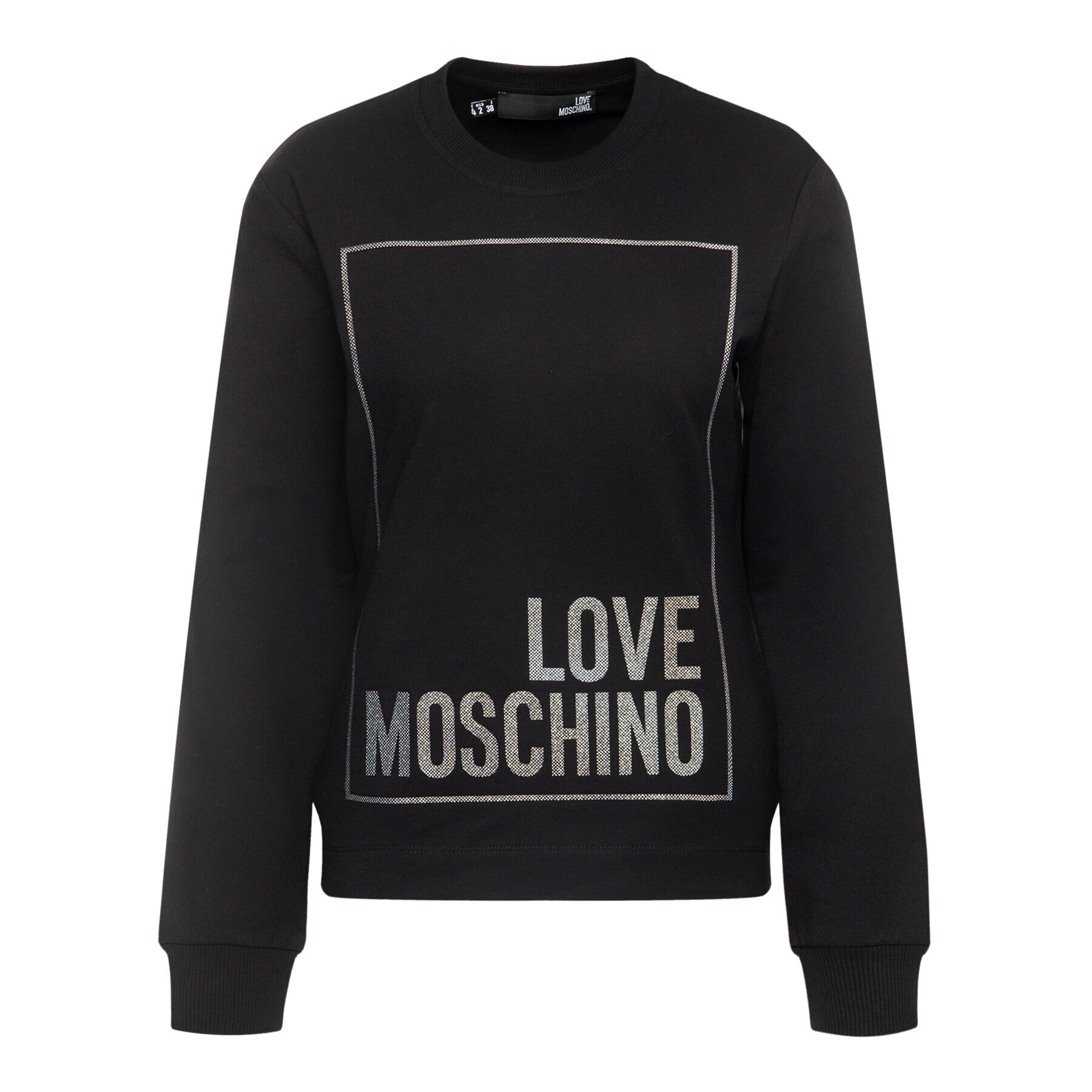 LOVE MOSCHINO Bluză W637402E 2124 Negru Regular Fit - Pled.ro