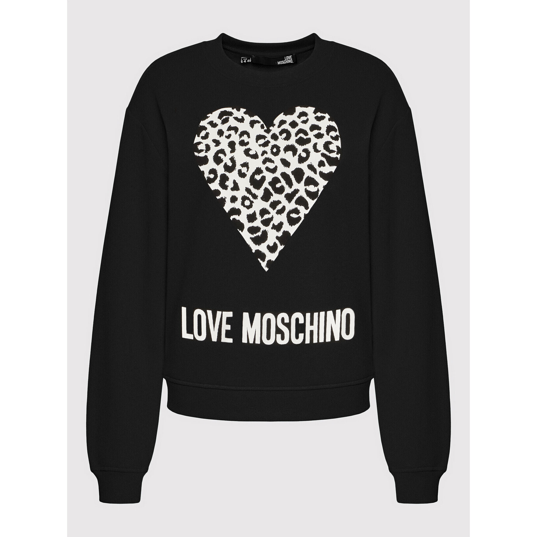 LOVE MOSCHINO Bluză W630654M 4055 Negru Regular Fit - Pled.ro