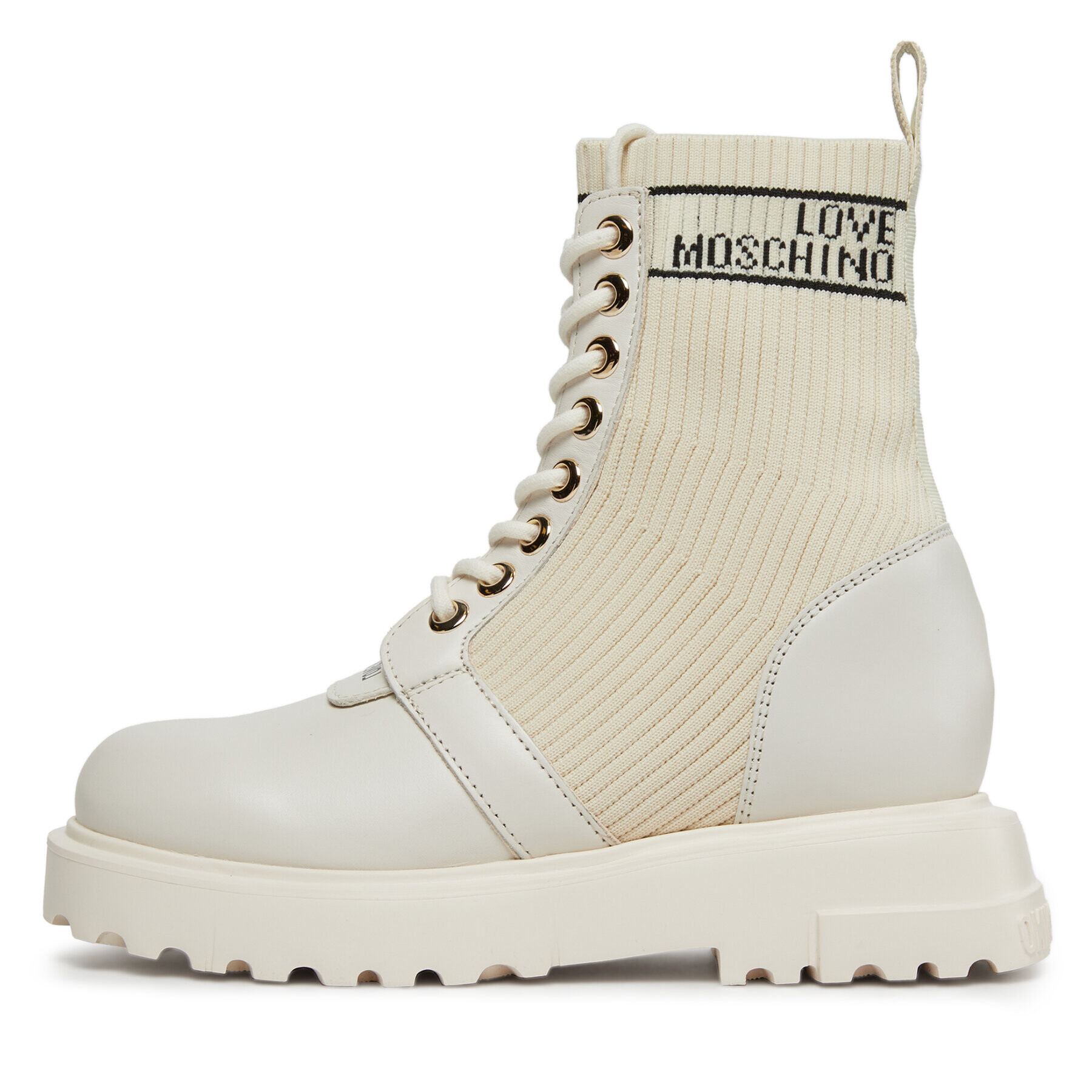 LOVE MOSCHINO Botine JA24324G0HIY612A Alb - Pled.ro