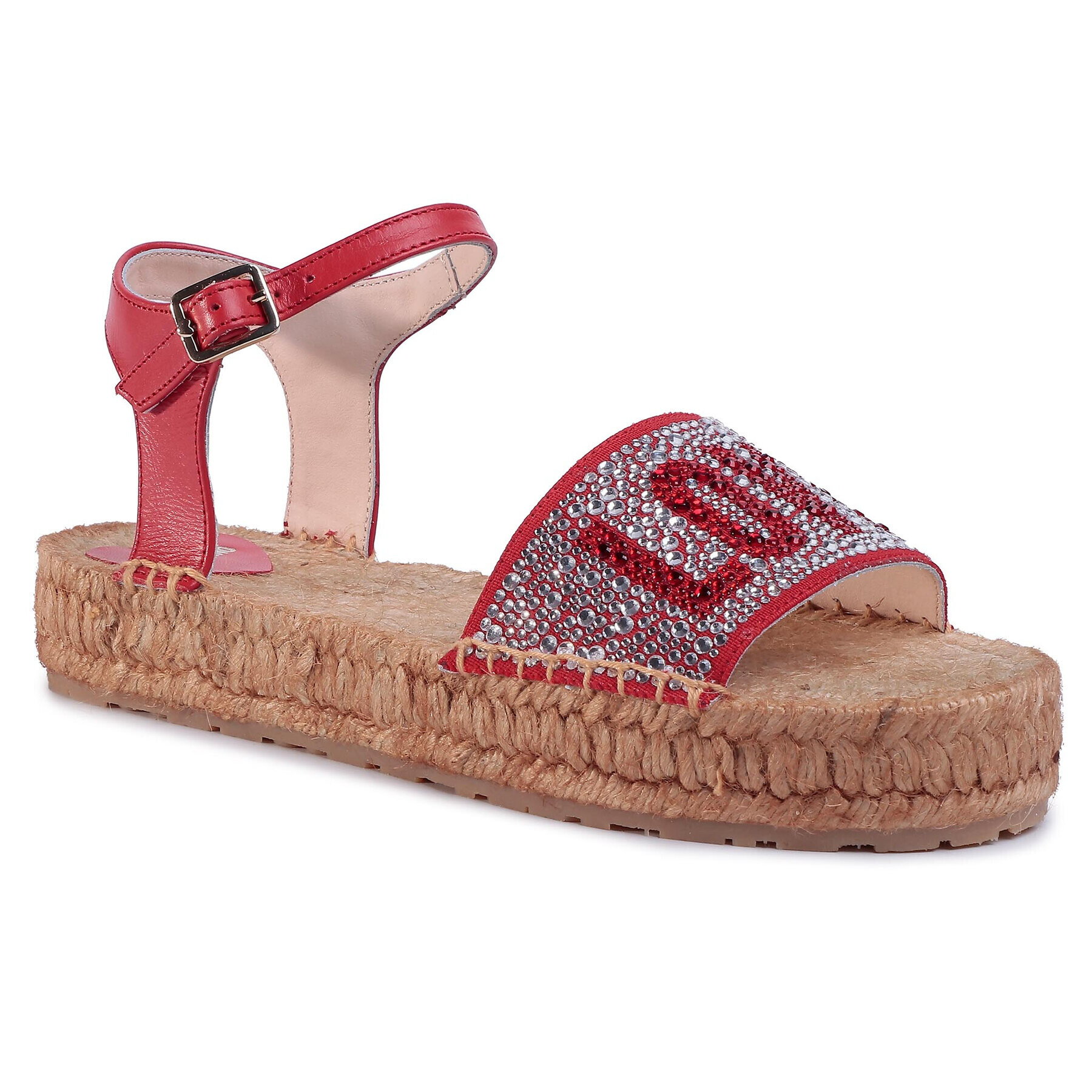 LOVE MOSCHINO Espadrile JA16053G0AJA0500 Roșu - Pled.ro