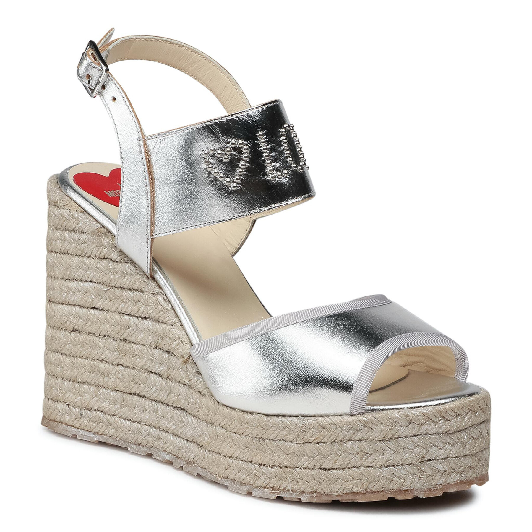 LOVE MOSCHINO Espadrile JA1608BI0CJB0902 Argintiu - Pled.ro