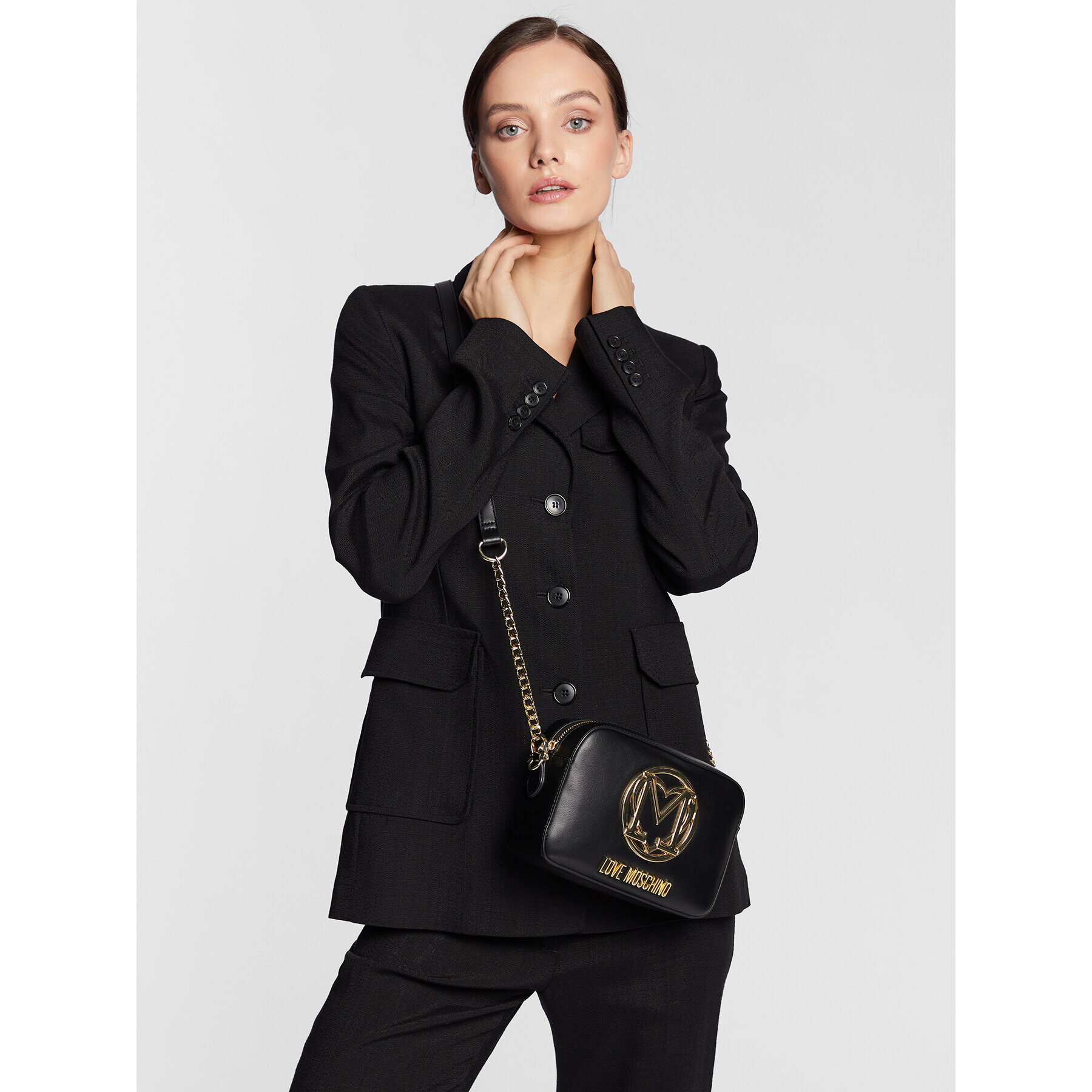 LOVE MOSCHINO Geantă JC4033PP1GLD0000 Negru - Pled.ro