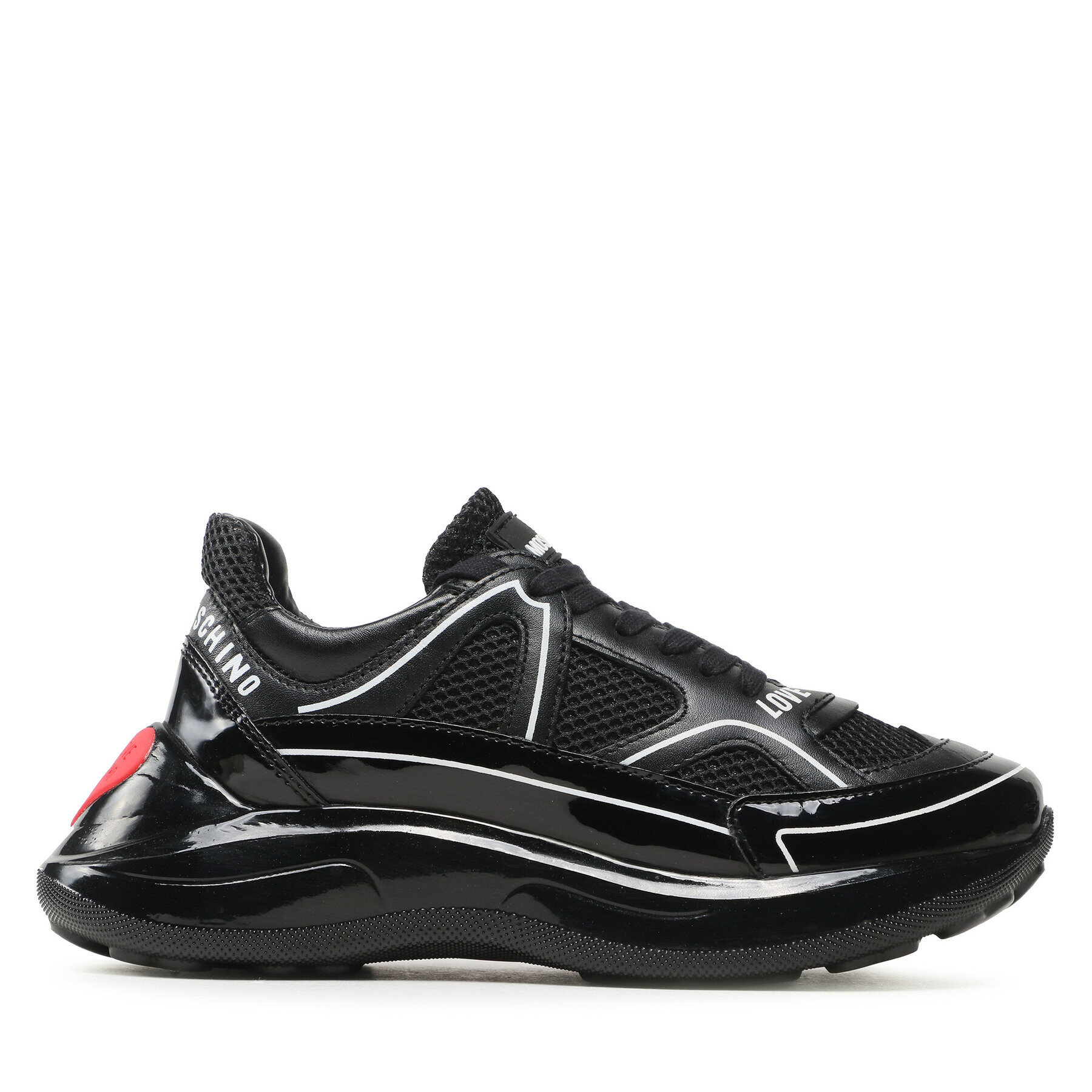 LOVE MOSCHINO Sneakers JA15016G1HIQ500A Negru - Pled.ro