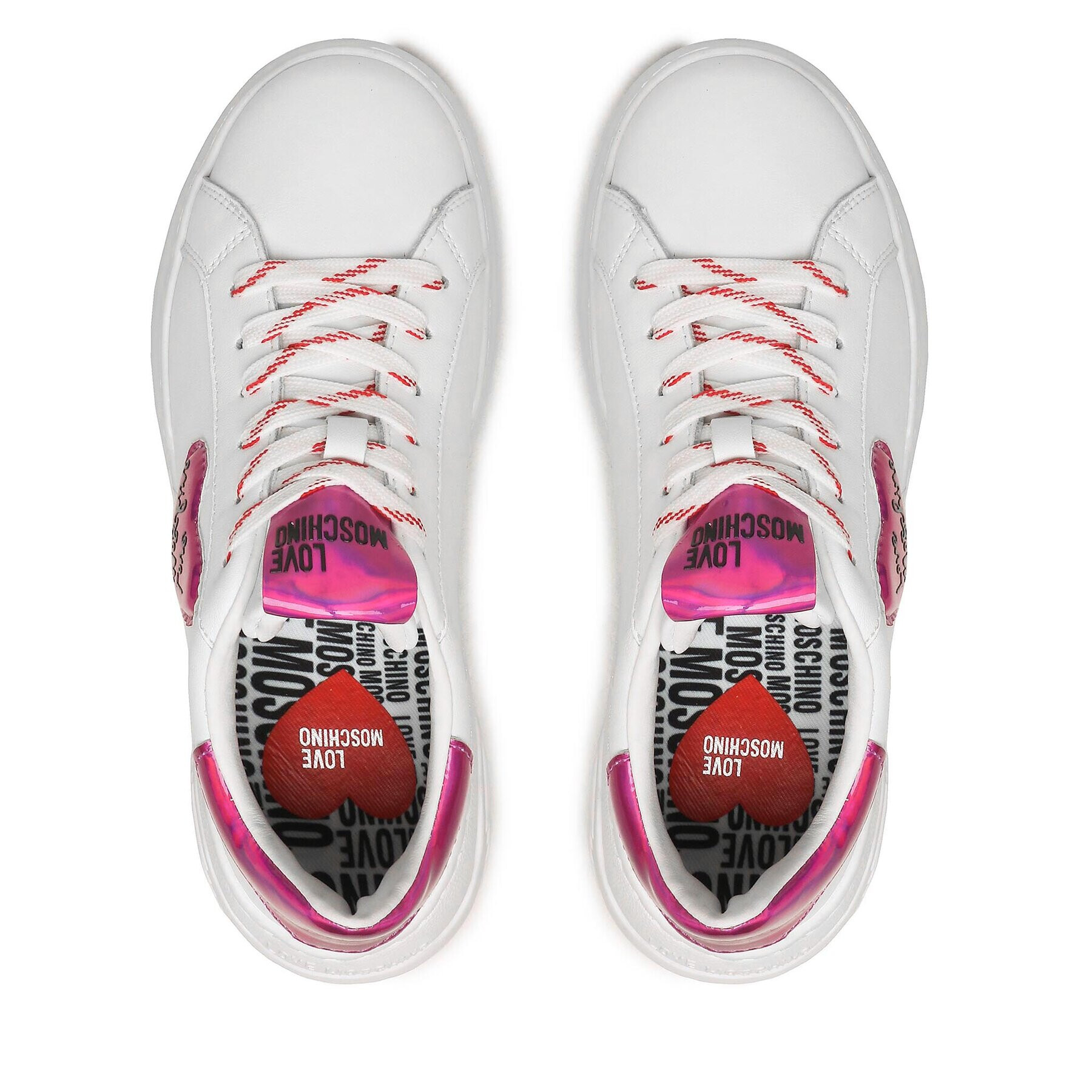 LOVE MOSCHINO Sneakers JA15125G1HIA510B Alb - Pled.ro