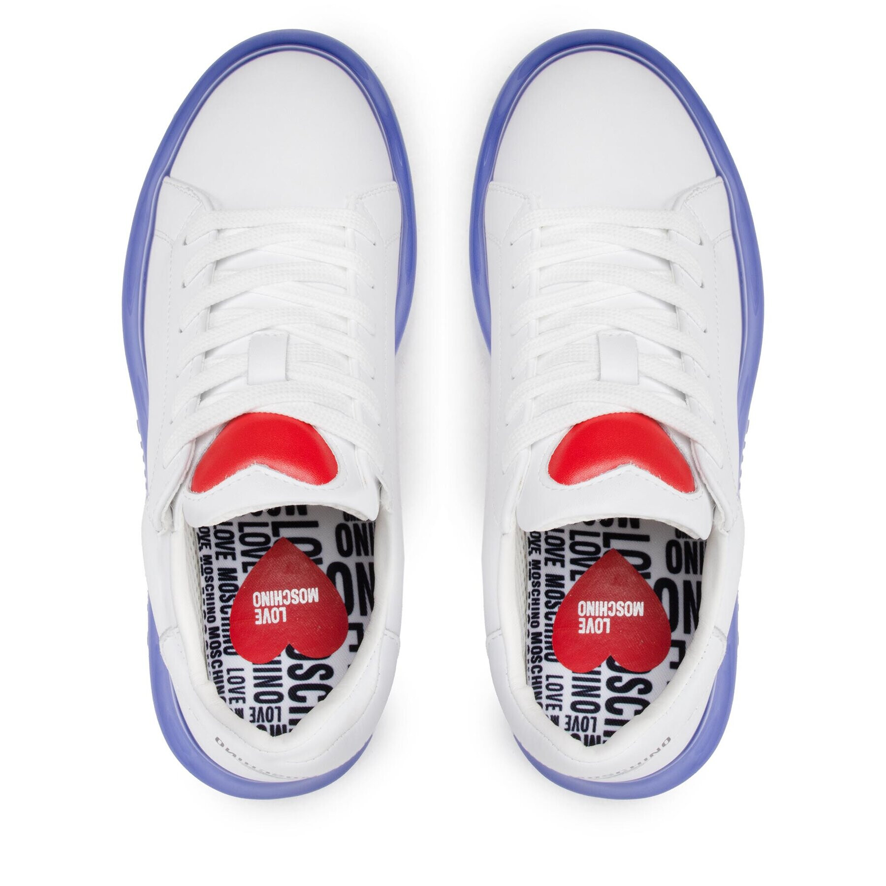 LOVE MOSCHINO Sneakers JA15174G0FIAY10D Alb - Pled.ro