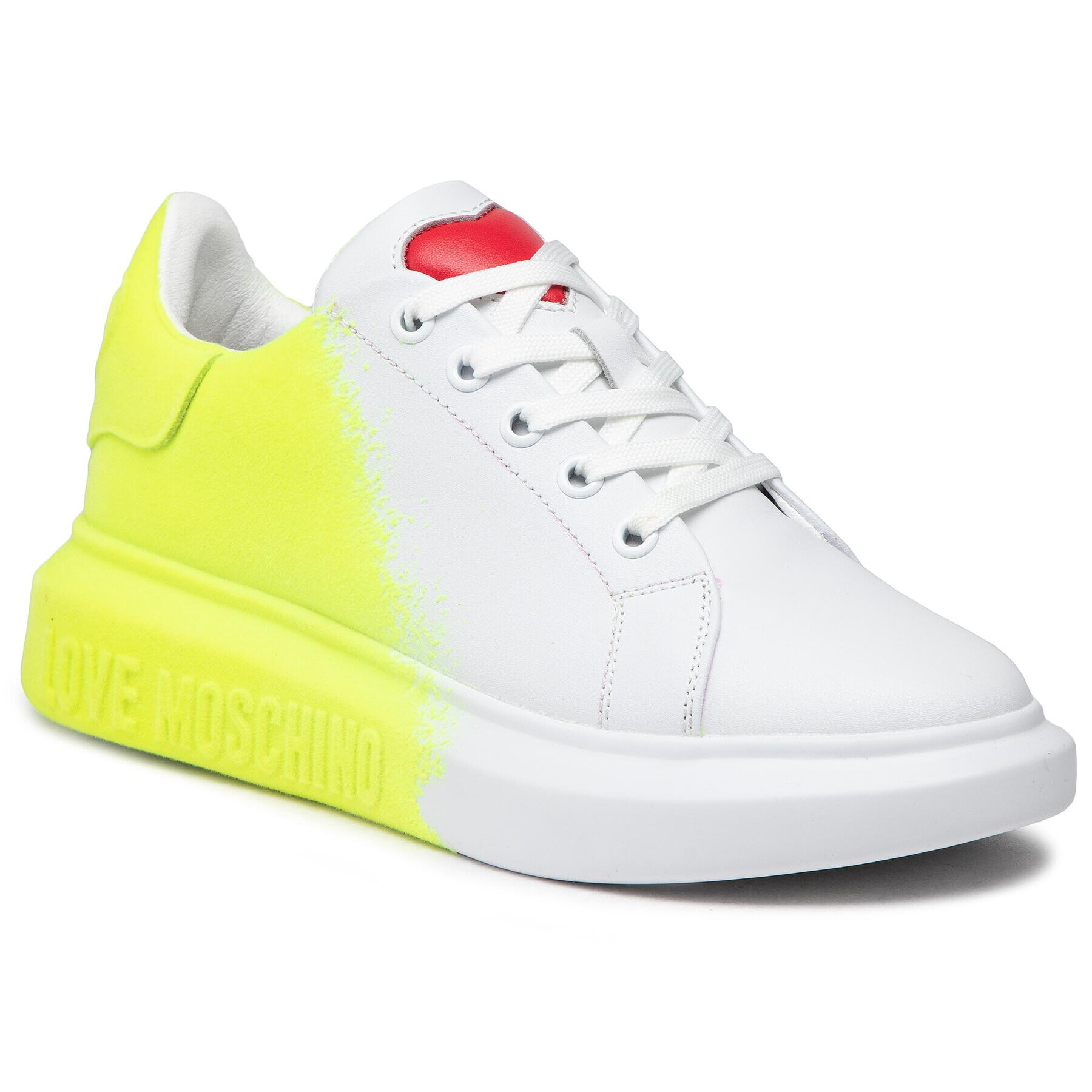 LOVE MOSCHINO Sneakers JA15244G1CIAX10C Alb - Pled.ro