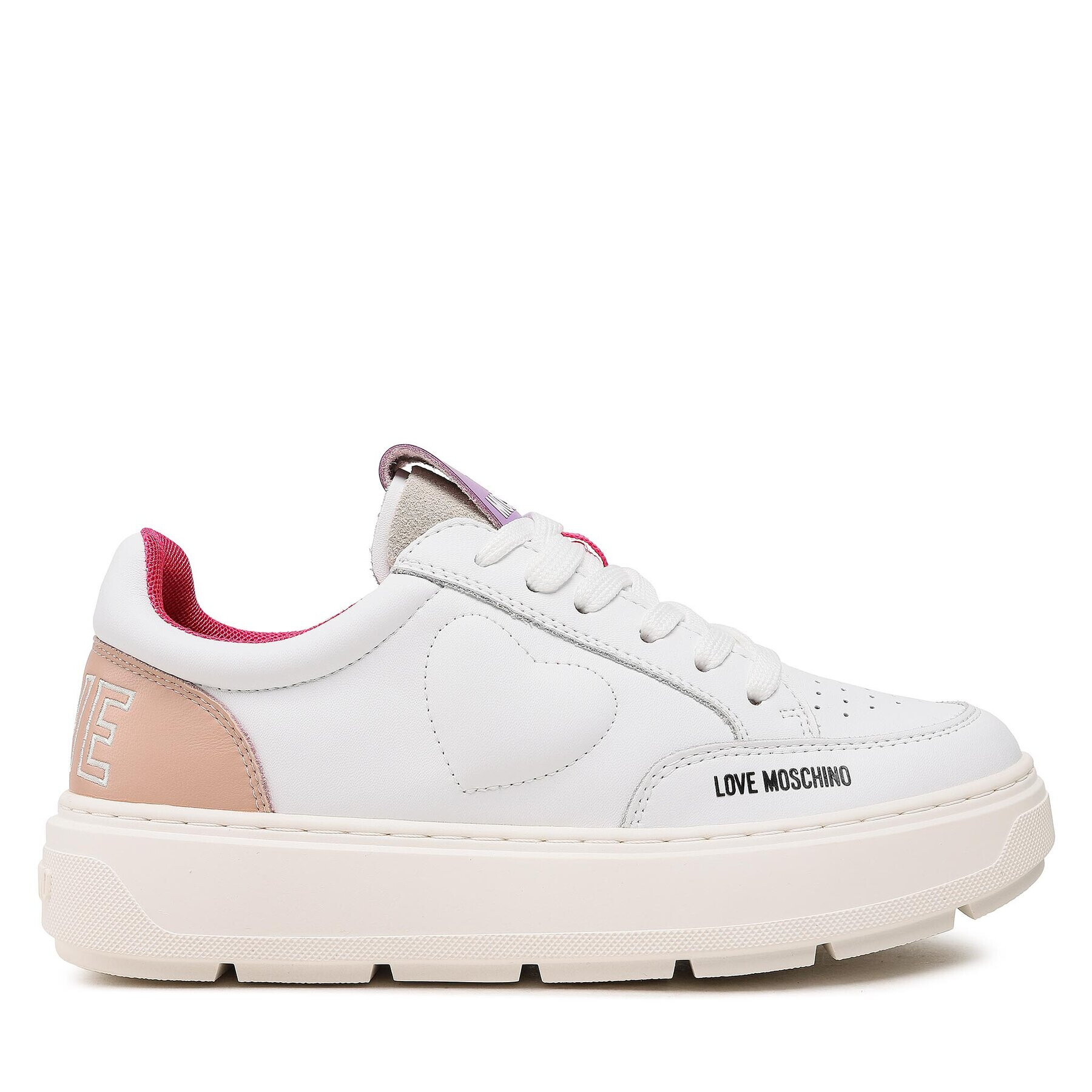 LOVE MOSCHINO Sneakers JA15244G1HIAA10A Alb - Pled.ro