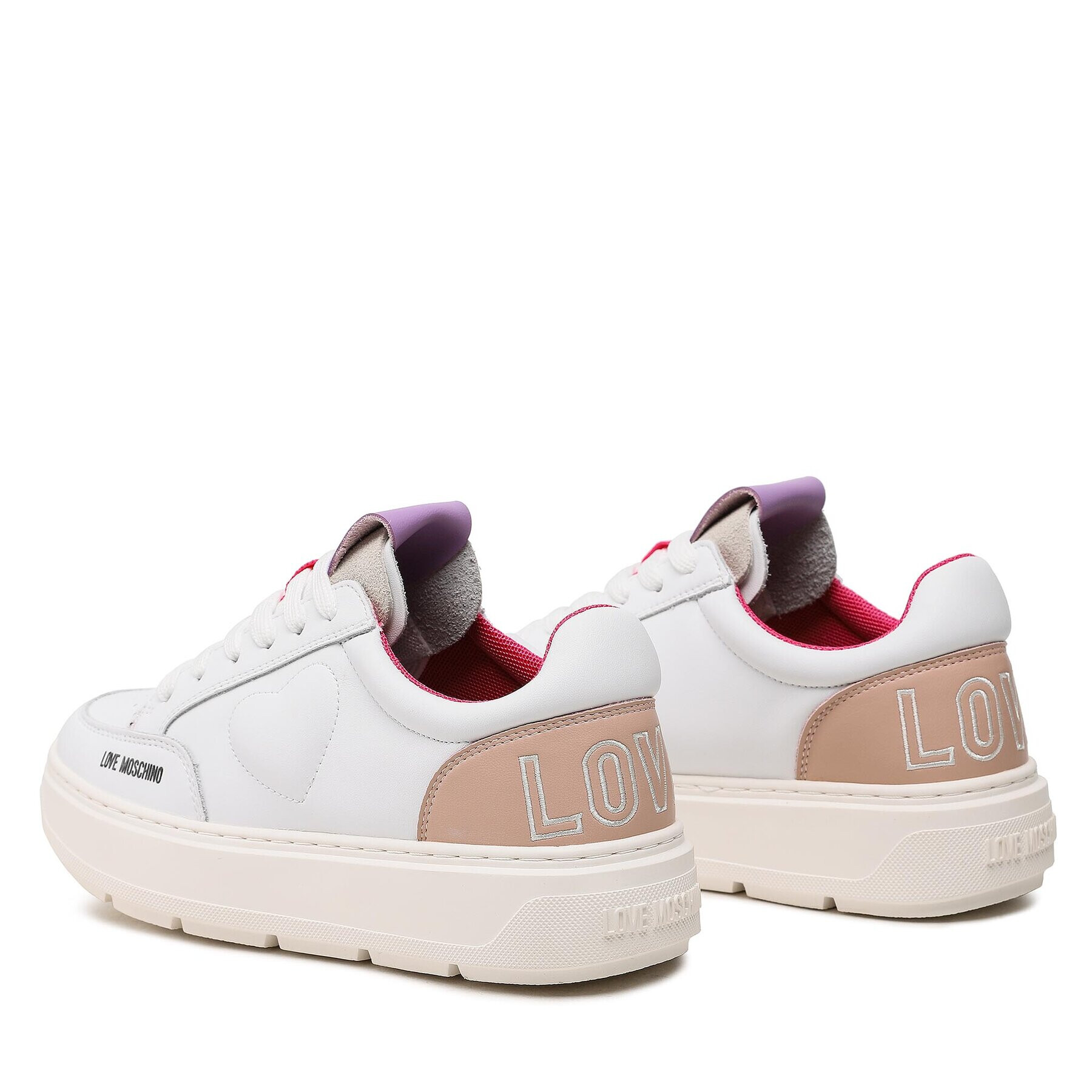 LOVE MOSCHINO Sneakers JA15244G1HIAA10A Alb - Pled.ro