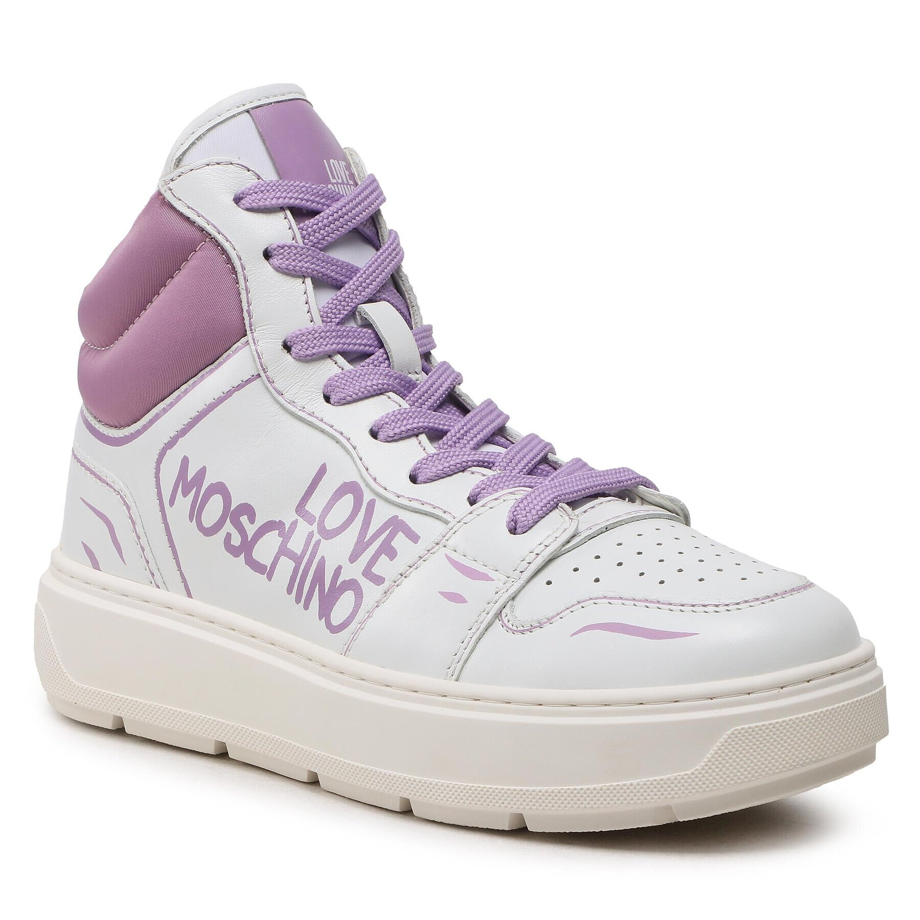 LOVE MOSCHINO Sneakers JA15264G1GIAA10C Alb - Pled.ro