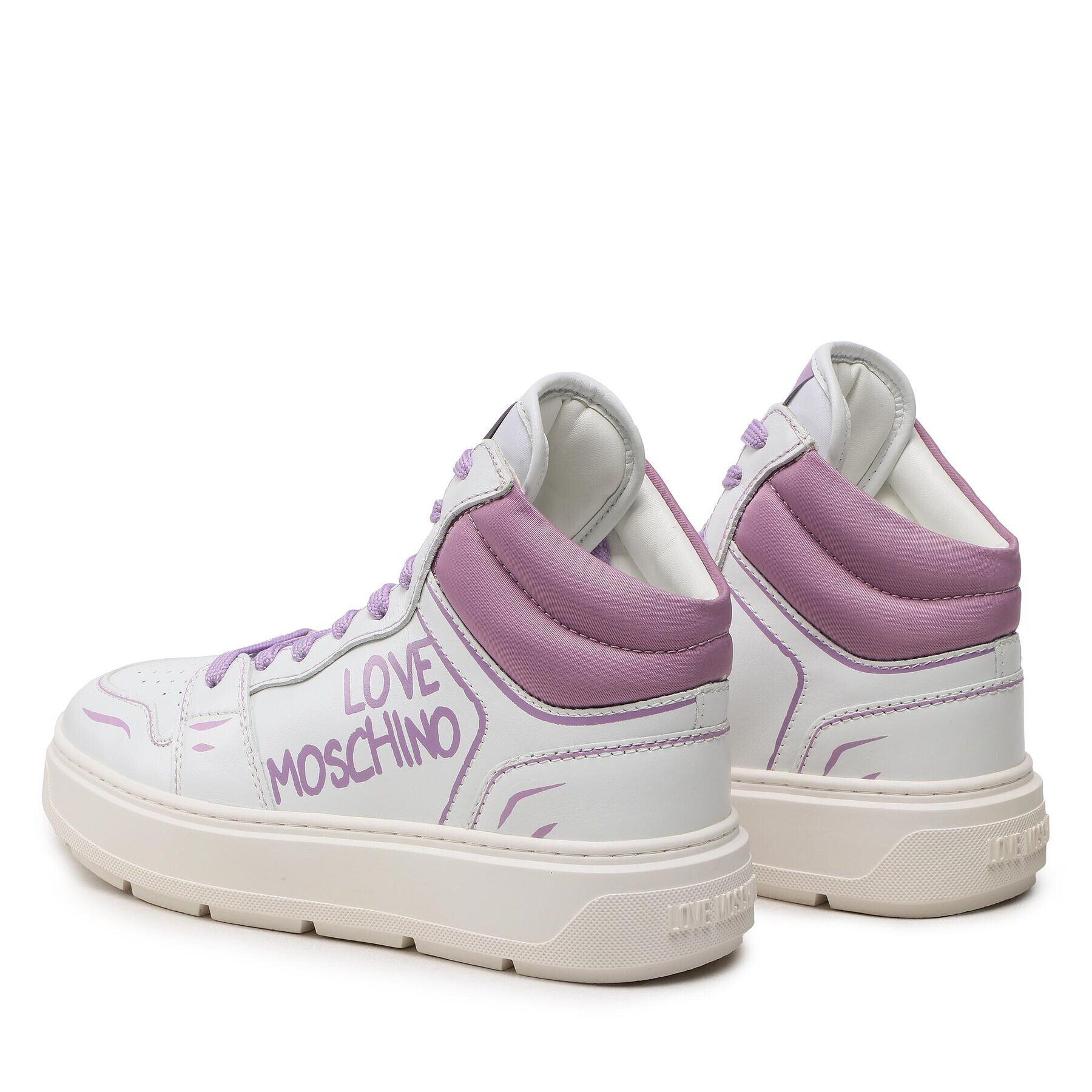 LOVE MOSCHINO Sneakers JA15264G1GIAA10C Alb - Pled.ro