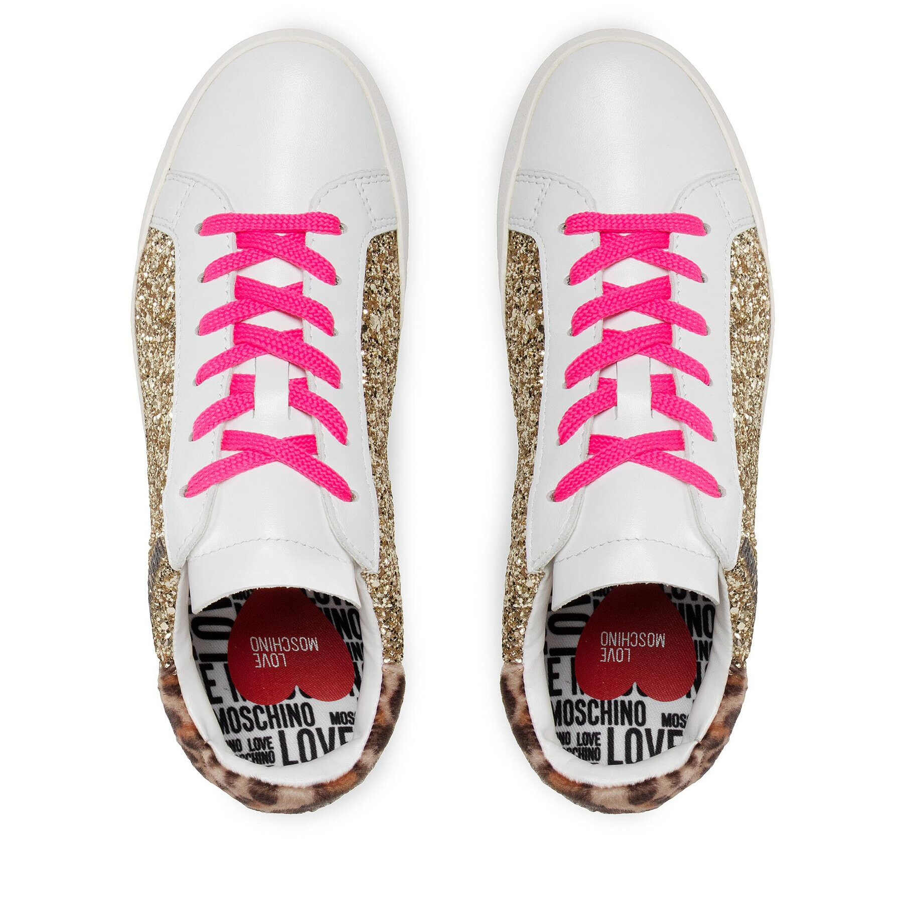 LOVE MOSCHINO Sneakers JA15272G1FJJ590A Auriu - Pled.ro