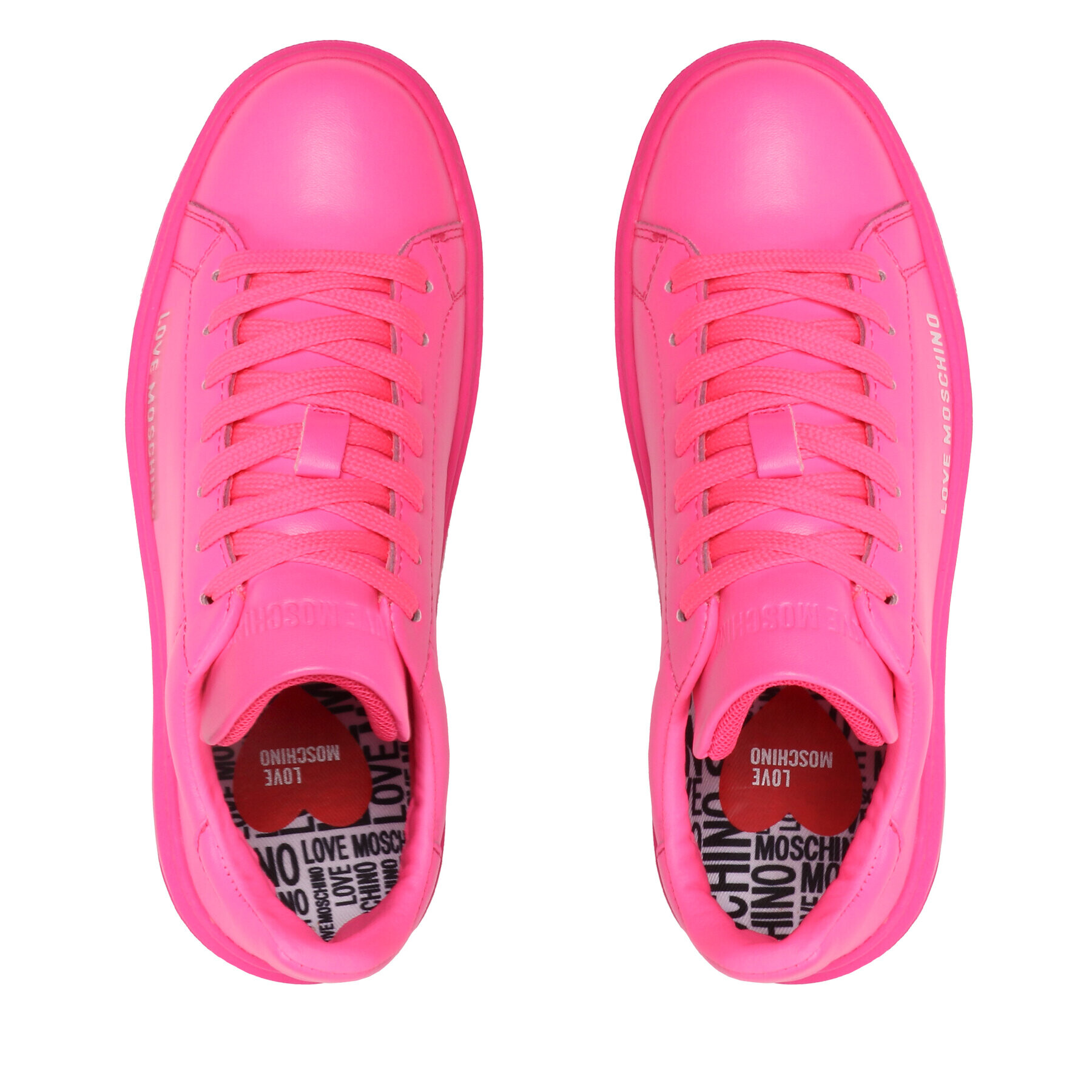 LOVE MOSCHINO Sneakers JA15304G1GID0604 Roz - Pled.ro