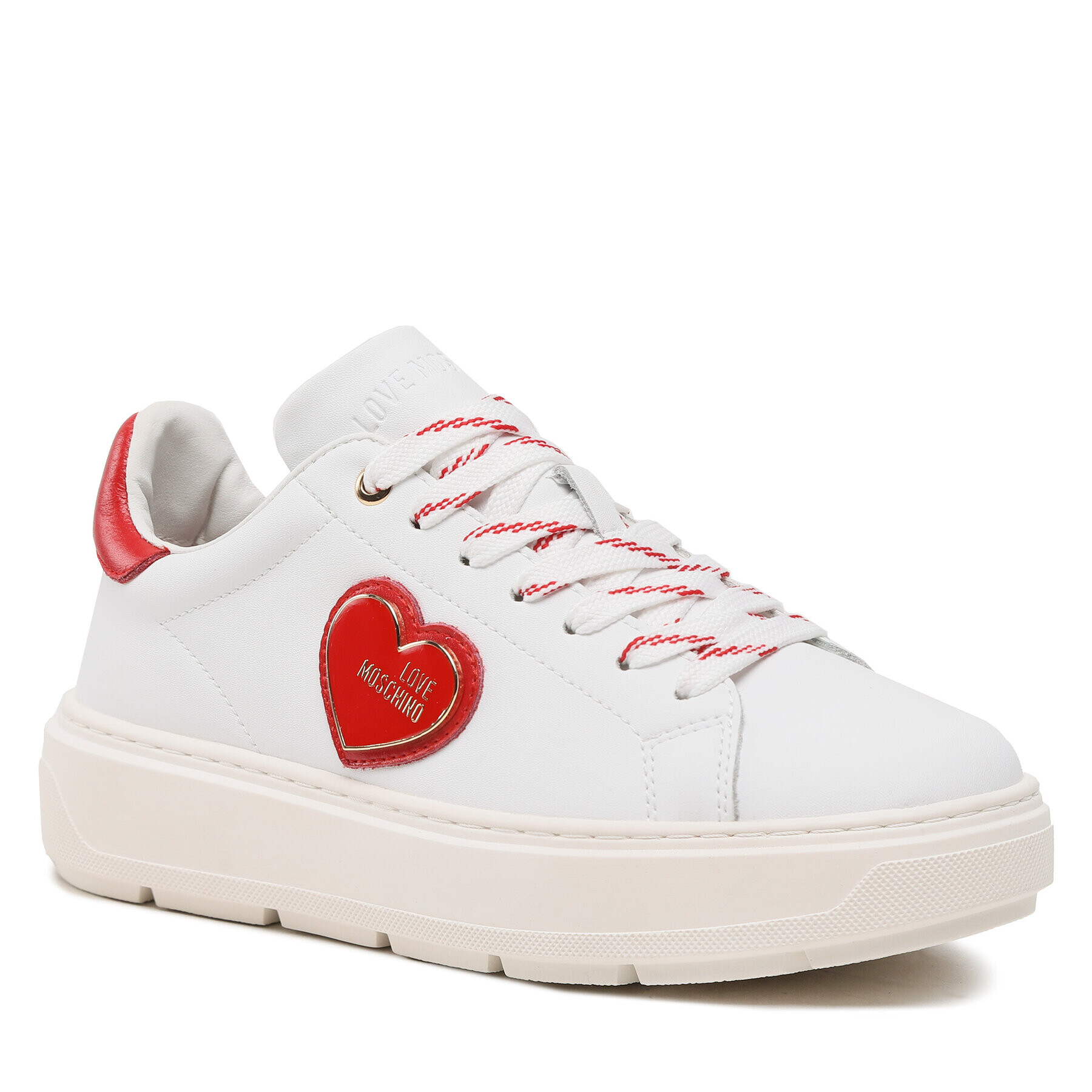 LOVE MOSCHINO Sneakers JA15384G1GIA110B Alb - Pled.ro