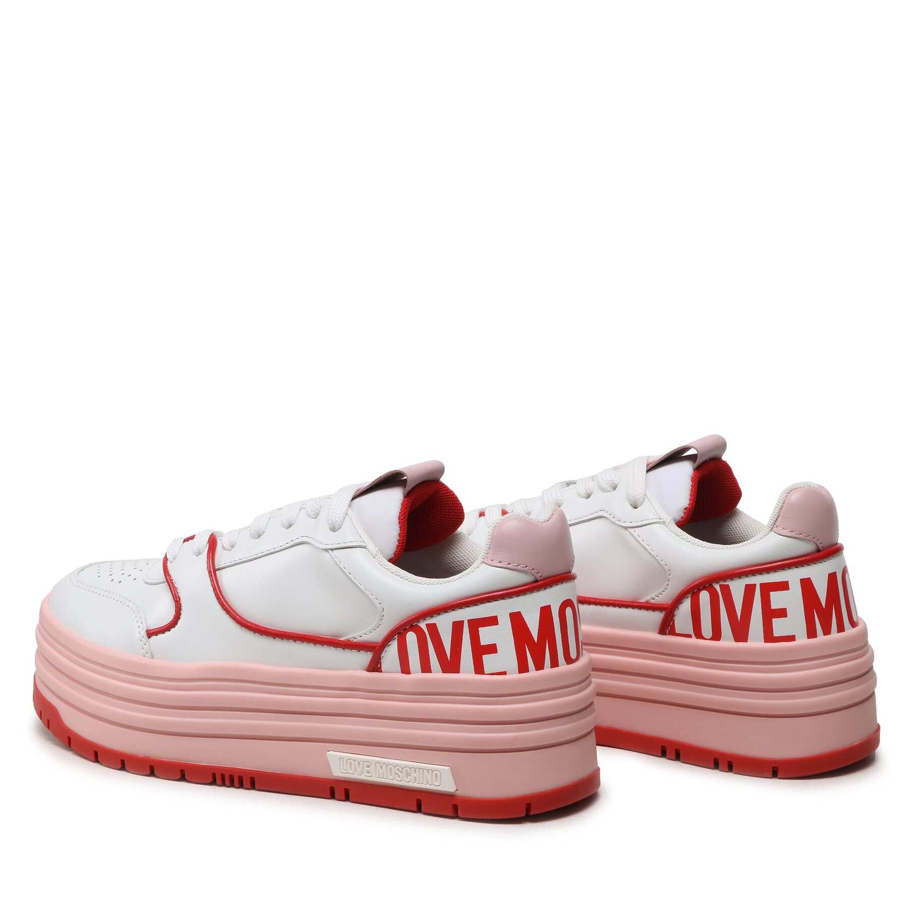 LOVE MOSCHINO Sneakers JA15426G1GIAO10C Alb - Pled.ro