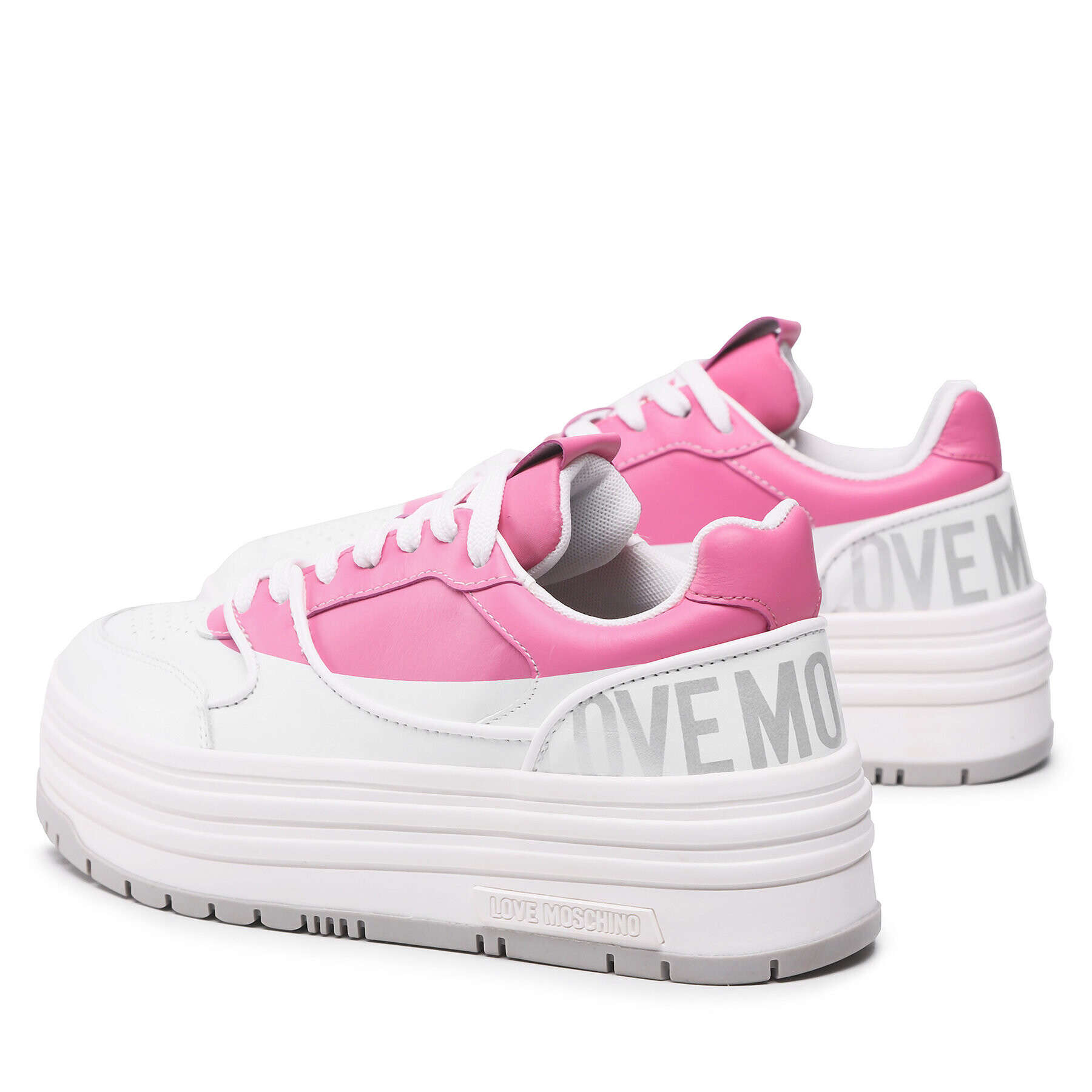 LOVE MOSCHINO Sneakers JA15436G1GIAP10A Alb - Pled.ro