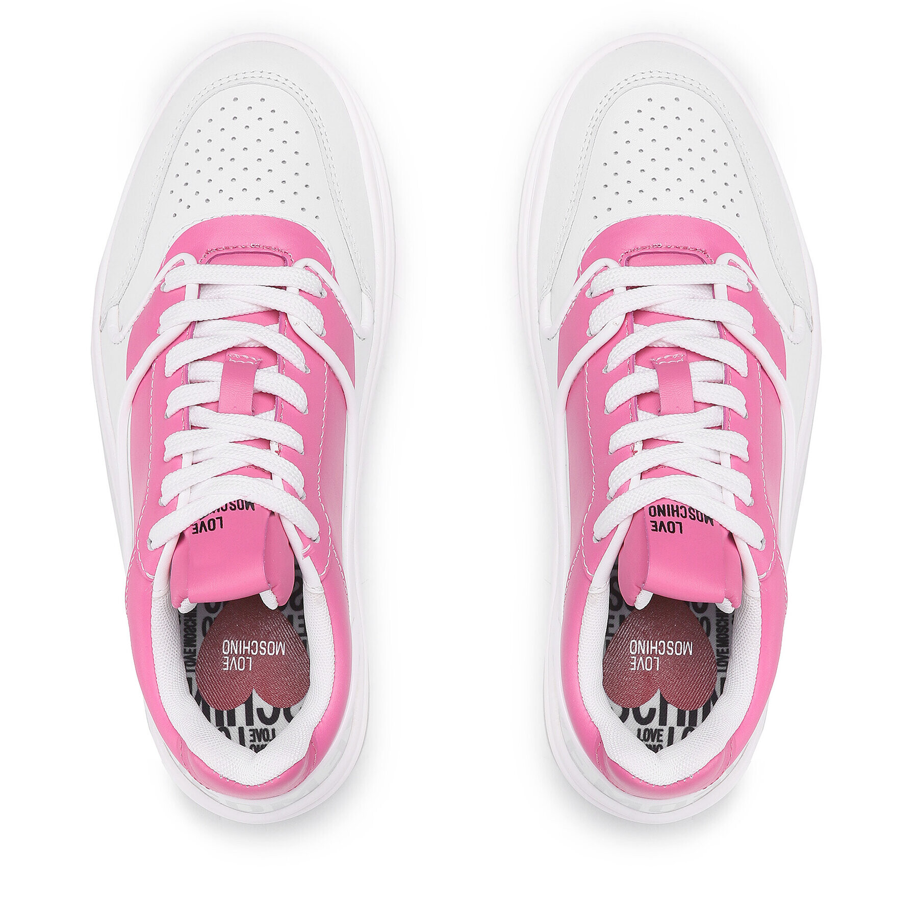 LOVE MOSCHINO Sneakers JA15436G1GIAP10A Alb - Pled.ro