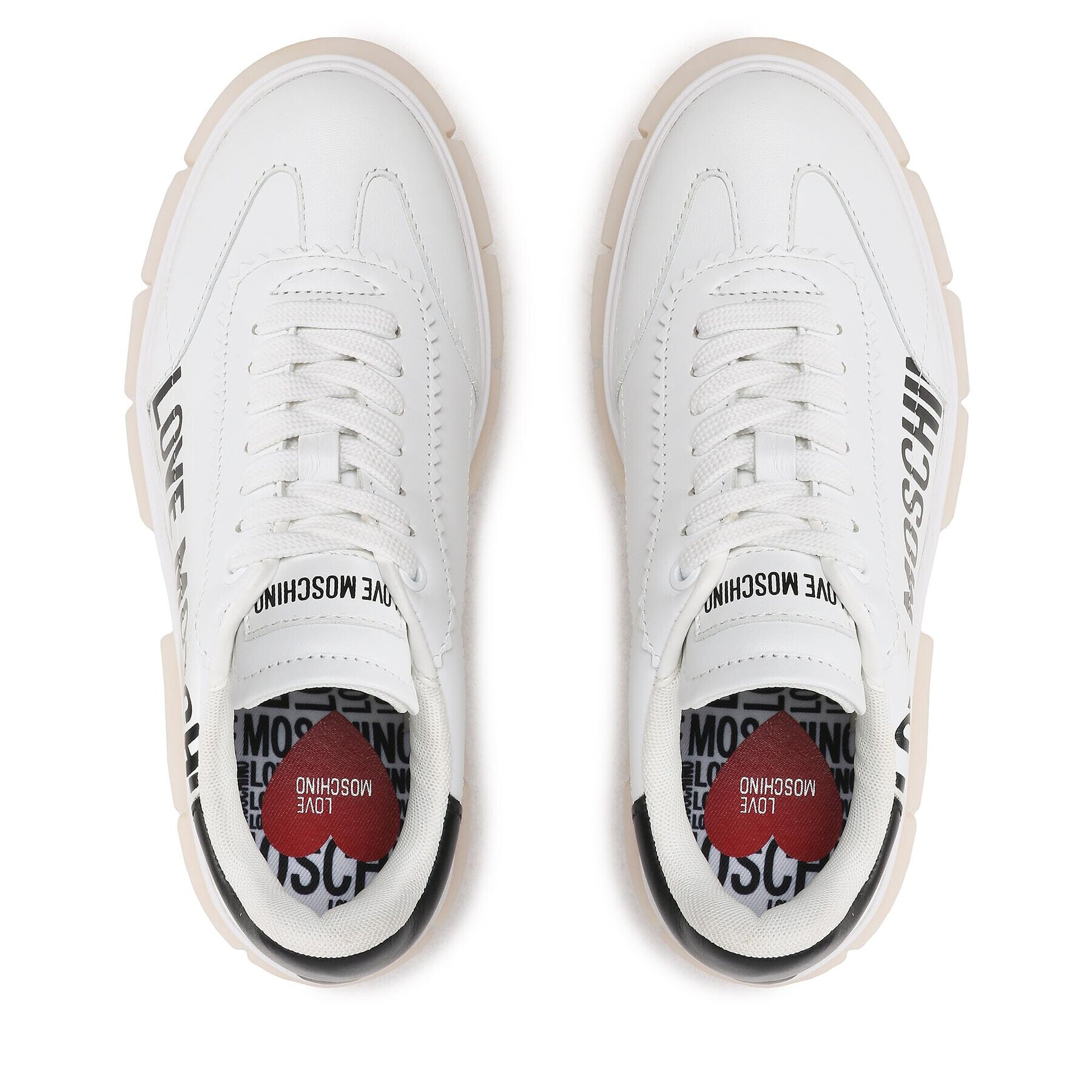 LOVE MOSCHINO Sneakers JA15666G1GIA110A Alb - Pled.ro