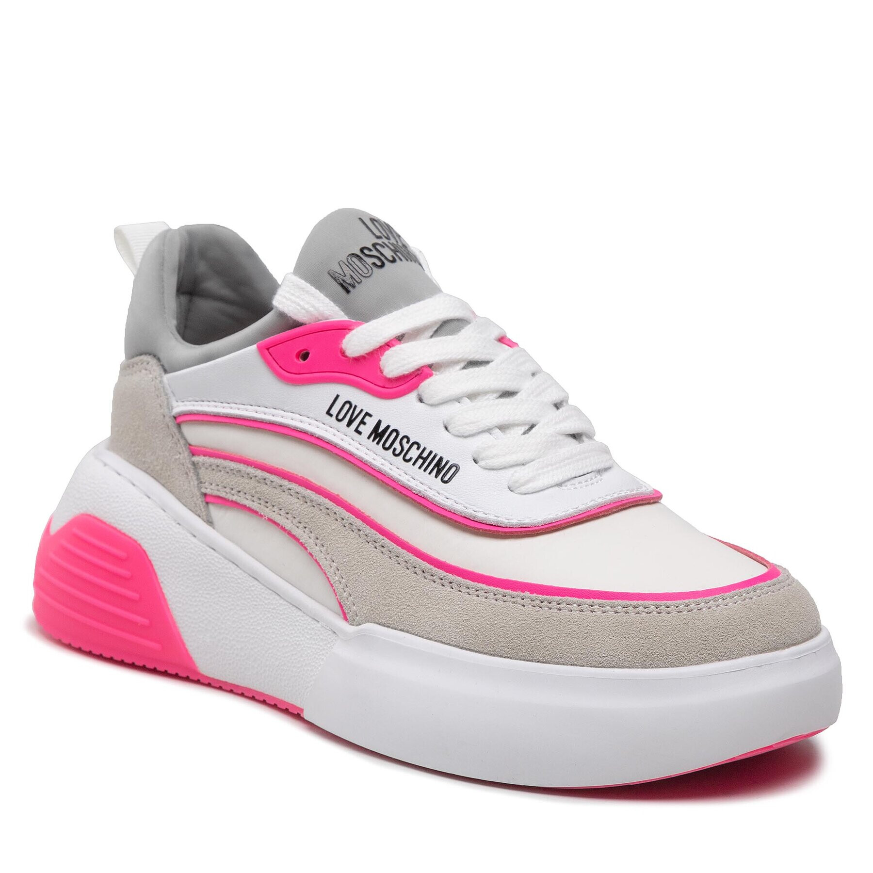 LOVE MOSCHINO Sneakers JA15845G0FJH710A Alb - Pled.ro