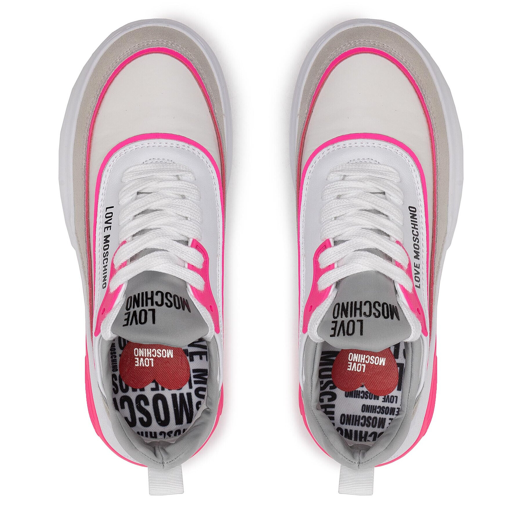 LOVE MOSCHINO Sneakers JA15845G0FJH710A Alb - Pled.ro