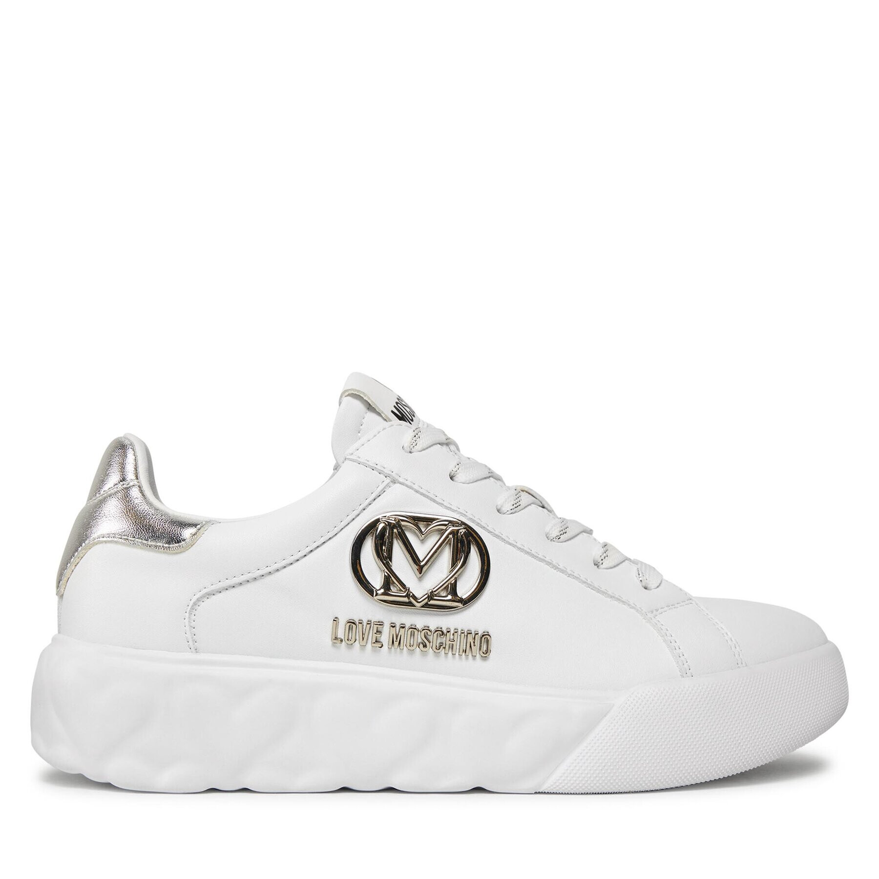 LOVE MOSCHINO Sneakers JA15914G0HIA210B Alb - Pled.ro