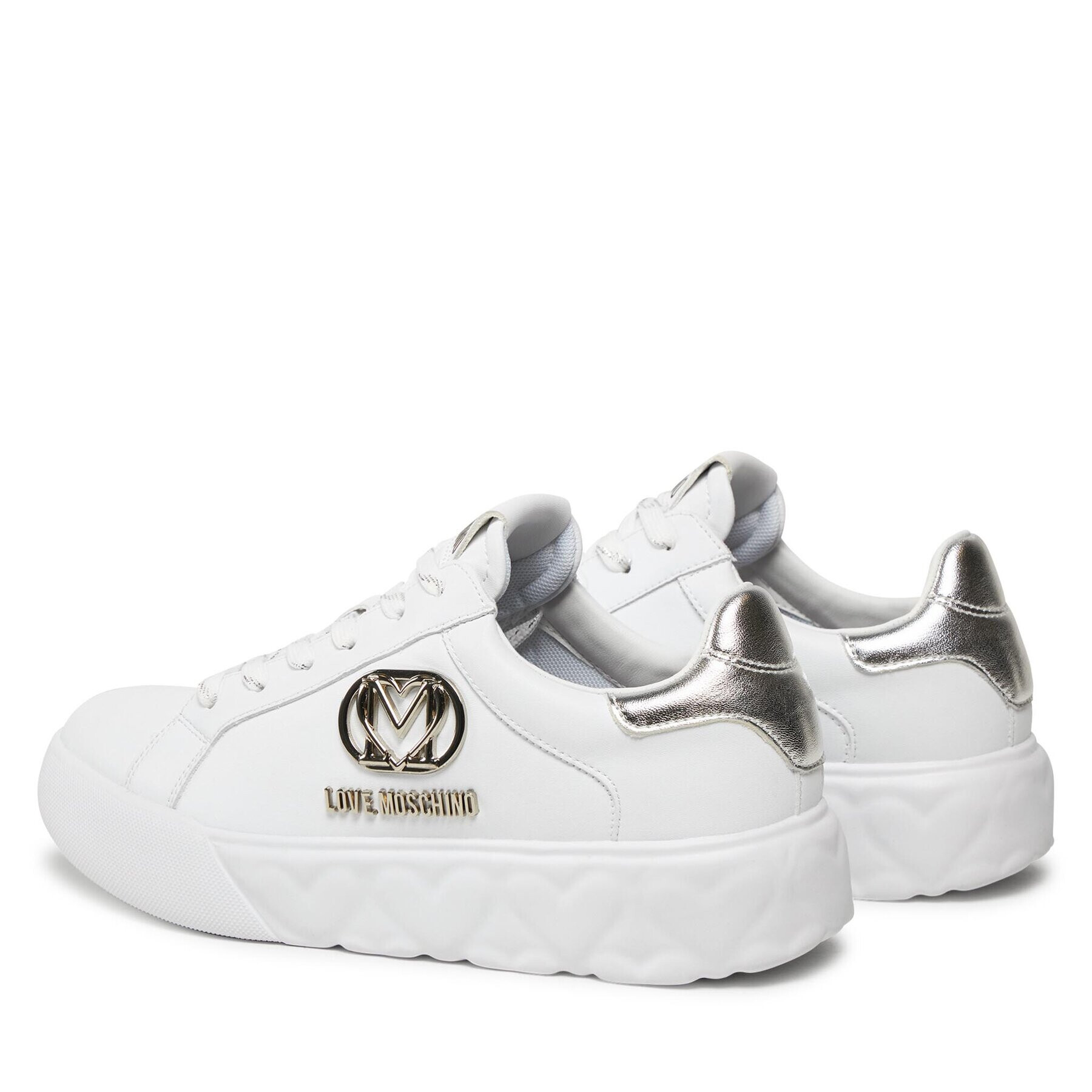 LOVE MOSCHINO Sneakers JA15914G0HIA210B Alb - Pled.ro