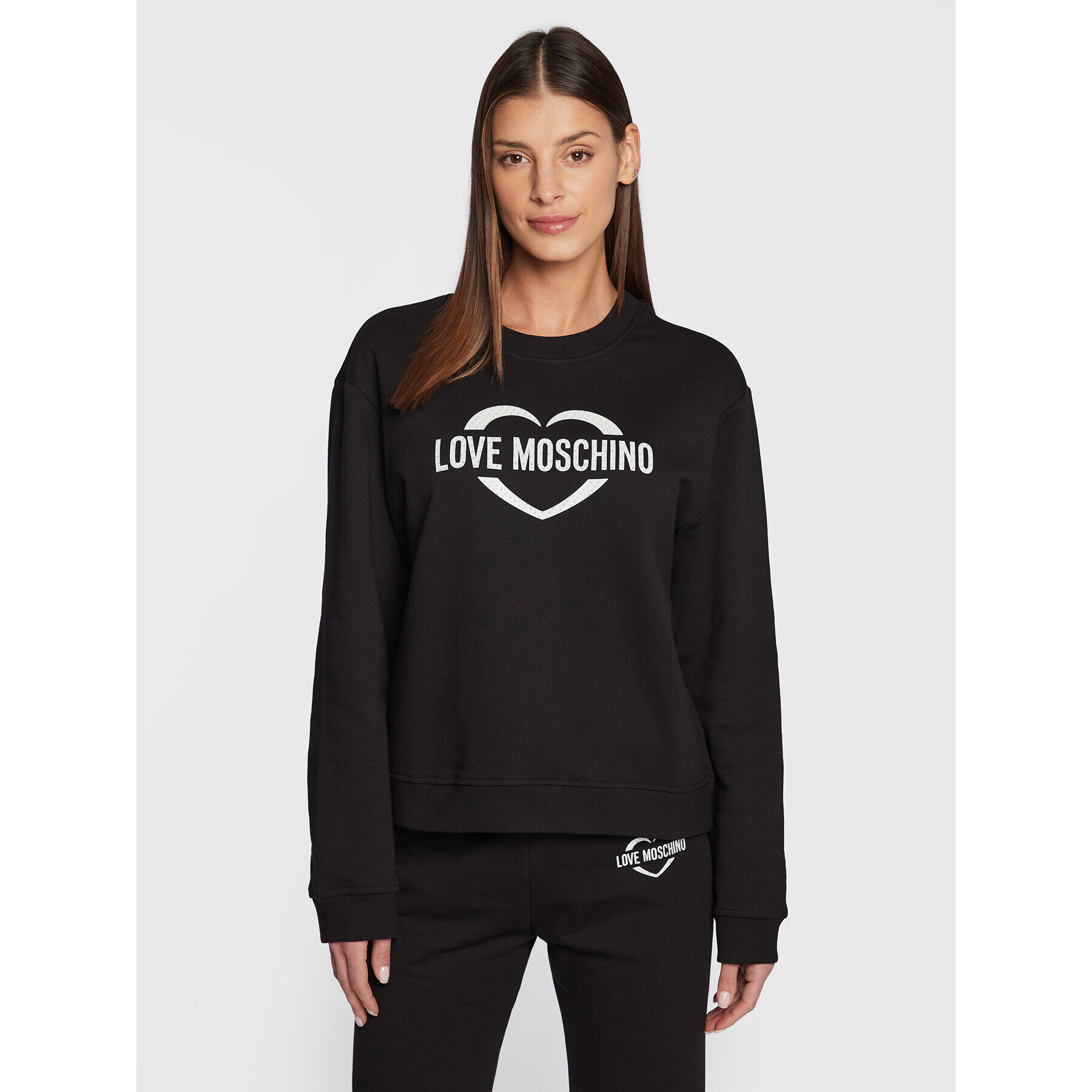 LOVE MOSCHINO Trening W002601M 4055 Negru Regular Fit - Pled.ro