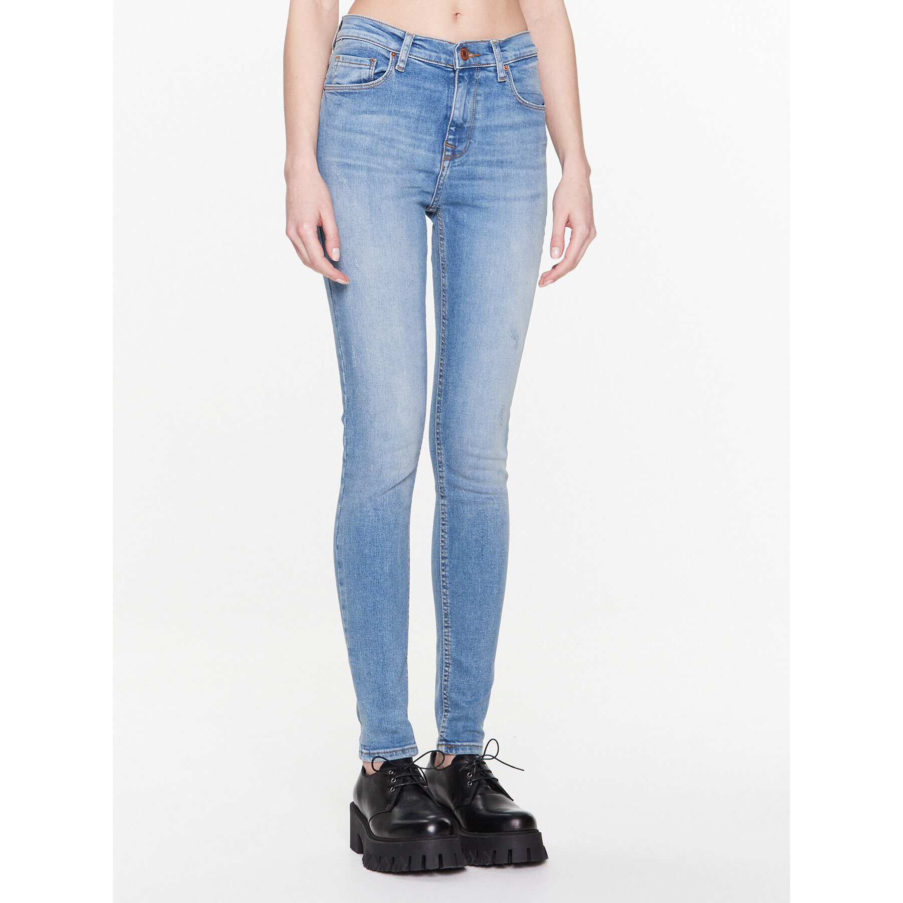 LTB Blugi Amy X 51537 14899 Albastru Skinny Fit - Pled.ro